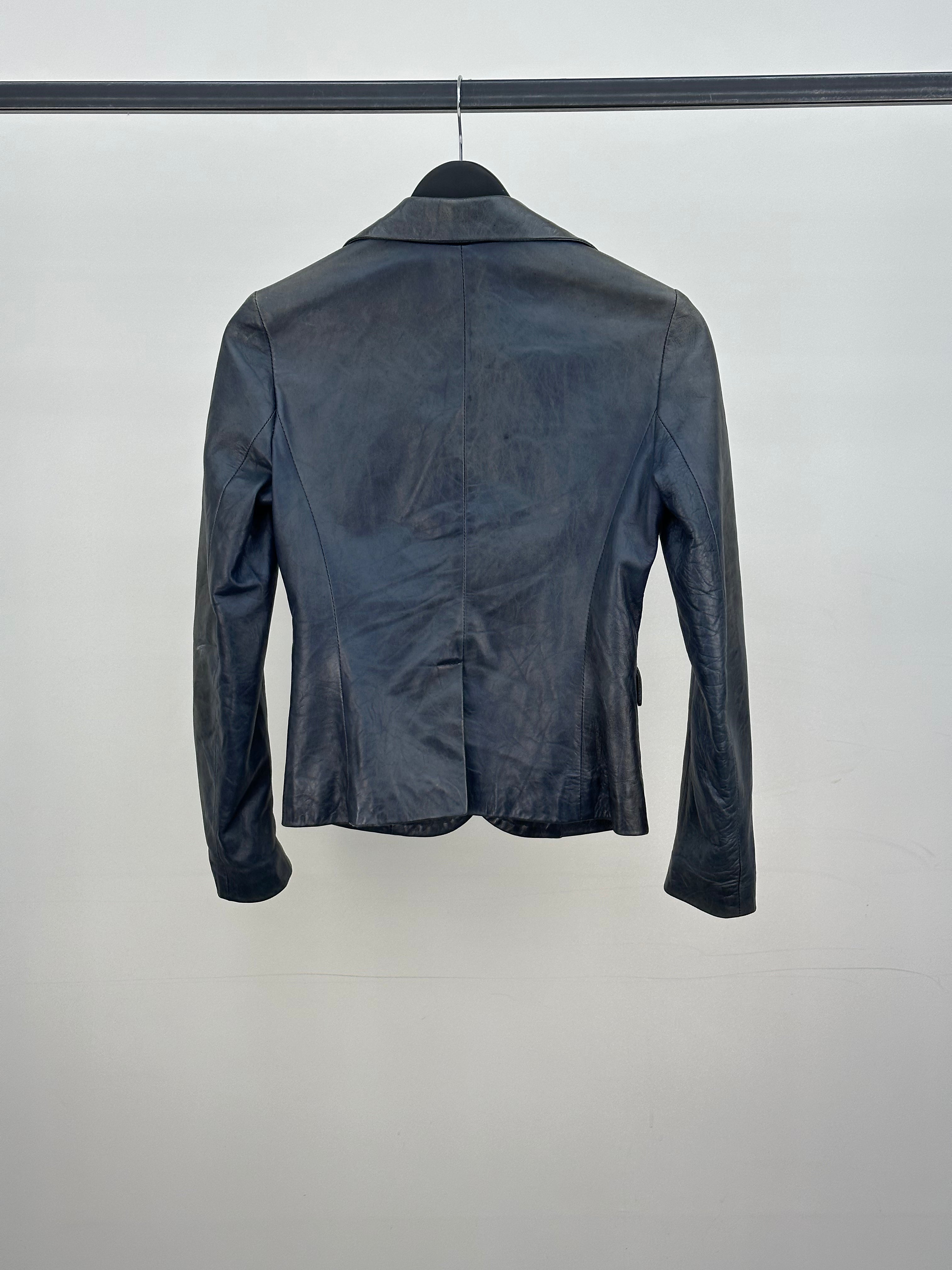 LEATHER JACKET SIZE : 40