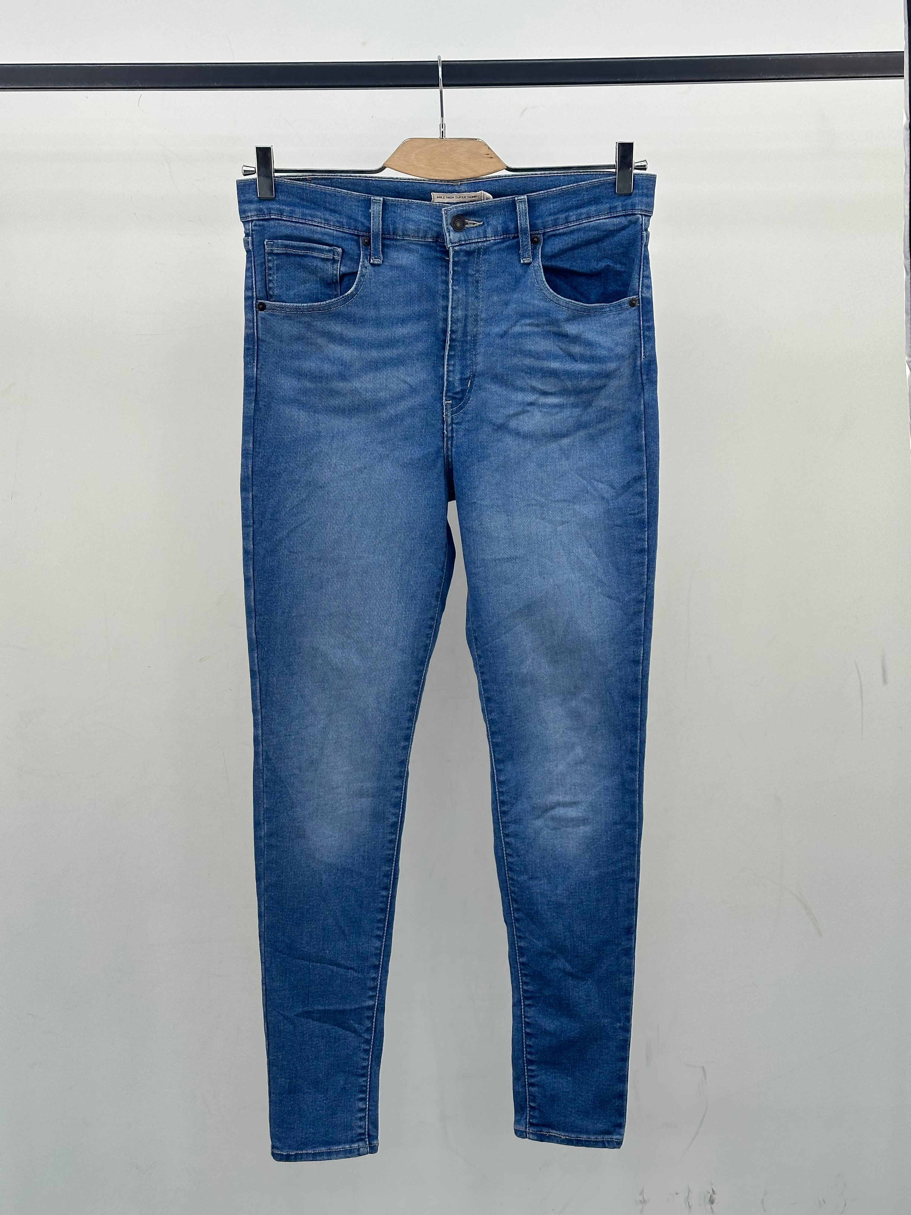 LEVI'S MILE HIGH SUPER SKINNY FIT: 45 ITA = W31 L30