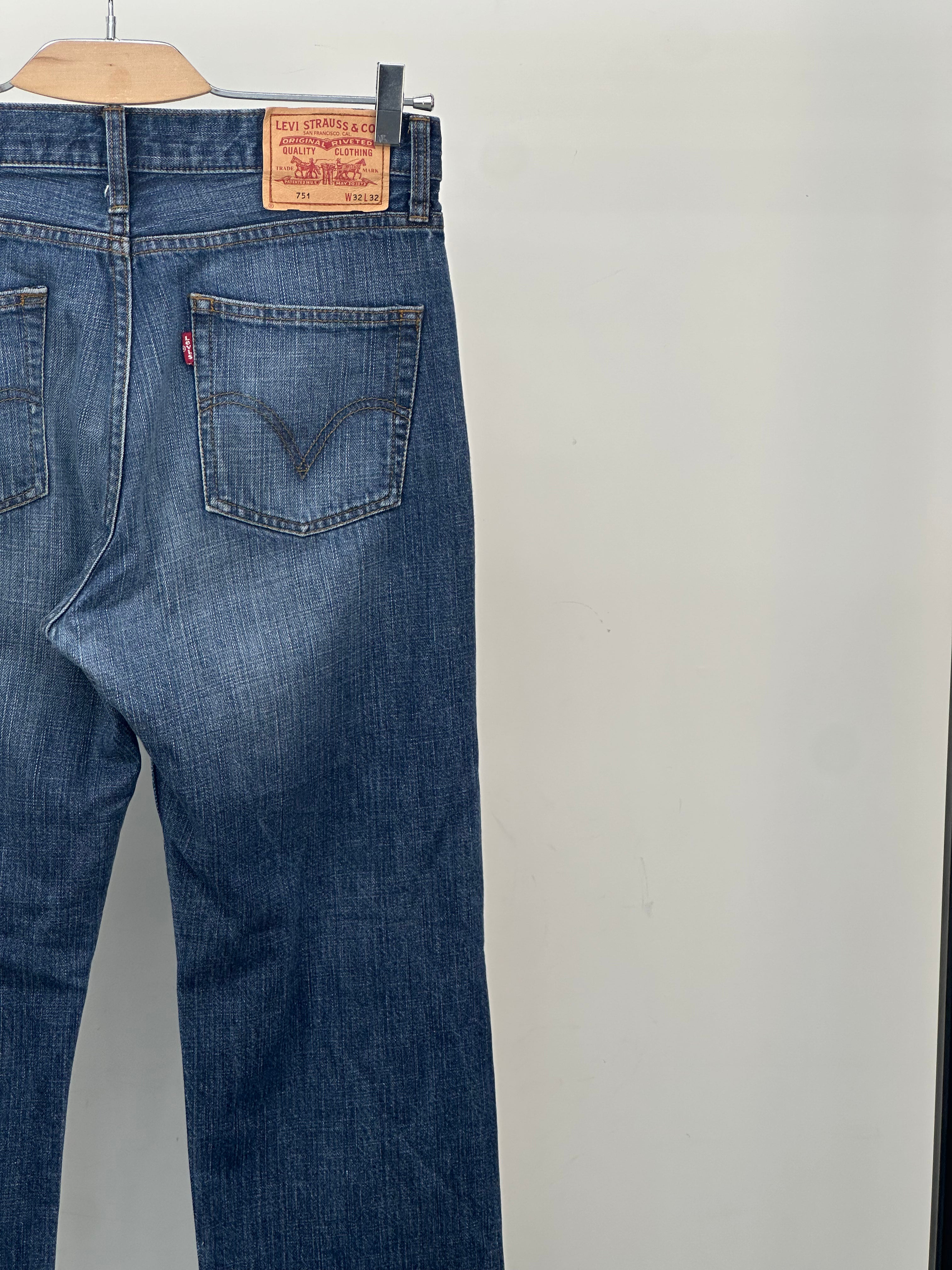 LEVI'S 751 SLIM FIT TAGLIA: 46 ITA = W32 L32