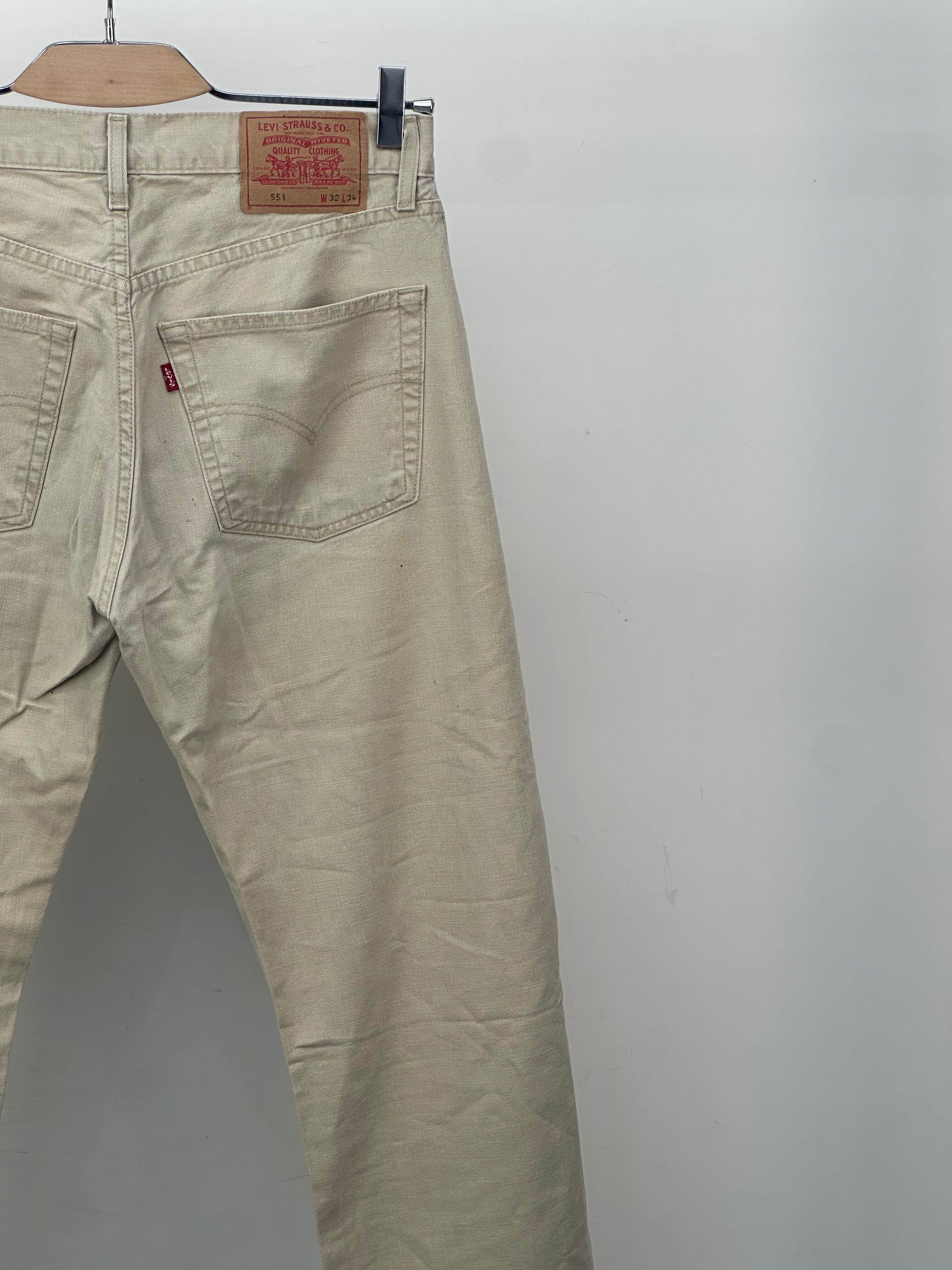 LEVI'S 551 RELAXED FIT TAGLIA: 46 ITA = W32 L34