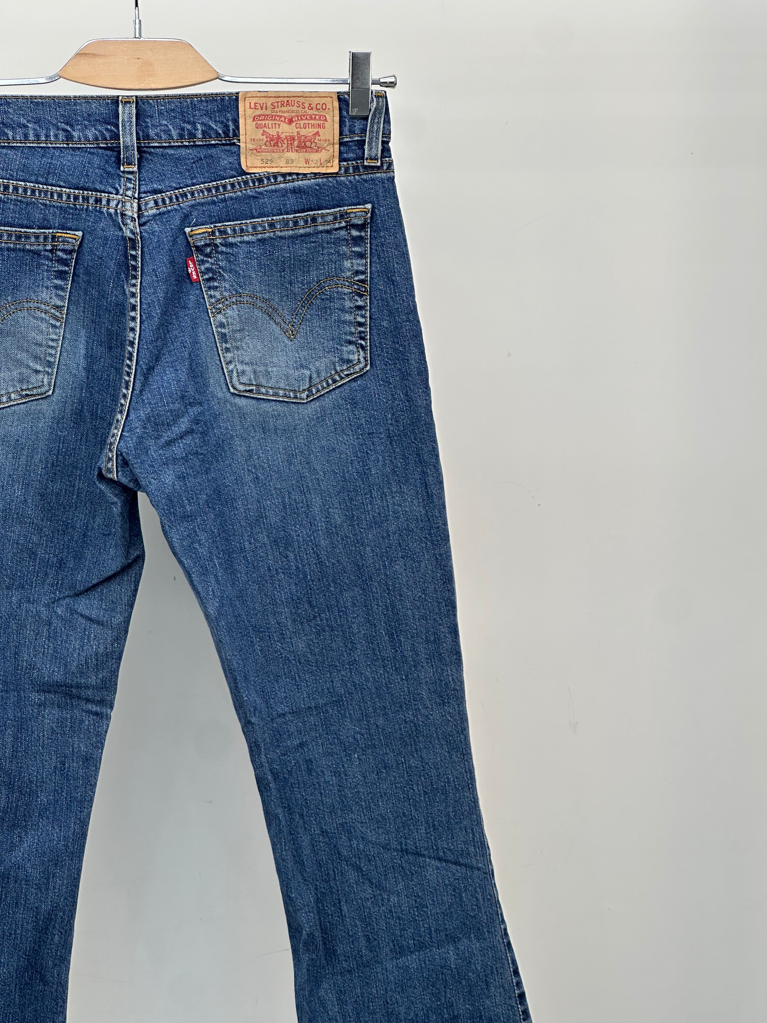 LEVI'S 529 BOOTCUT FIT TAGLIA: 46 ITA = W32 L34