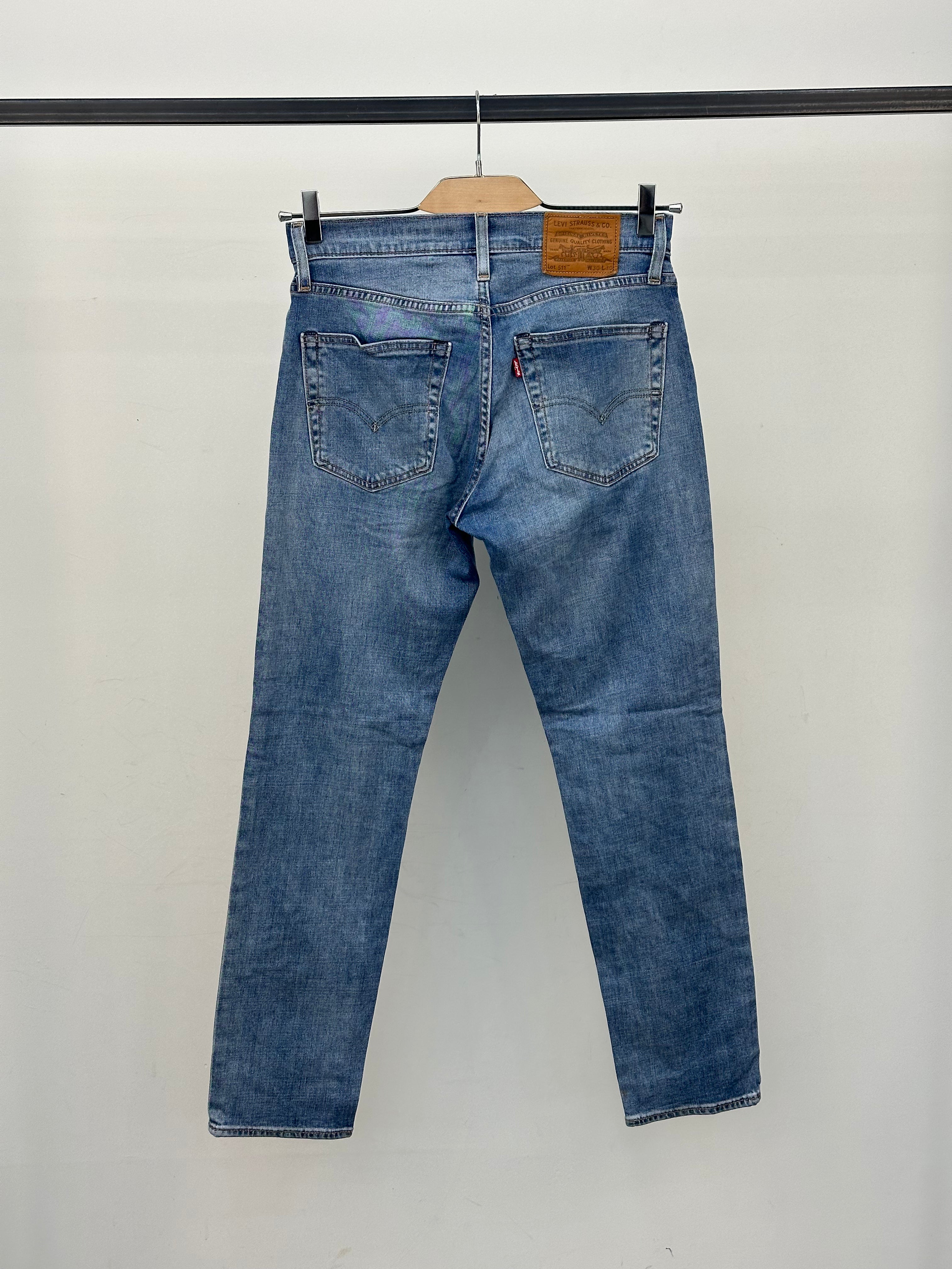 LEVI'S 511 SLIM FIT TAGLIA: 44 ITA = W30 L30