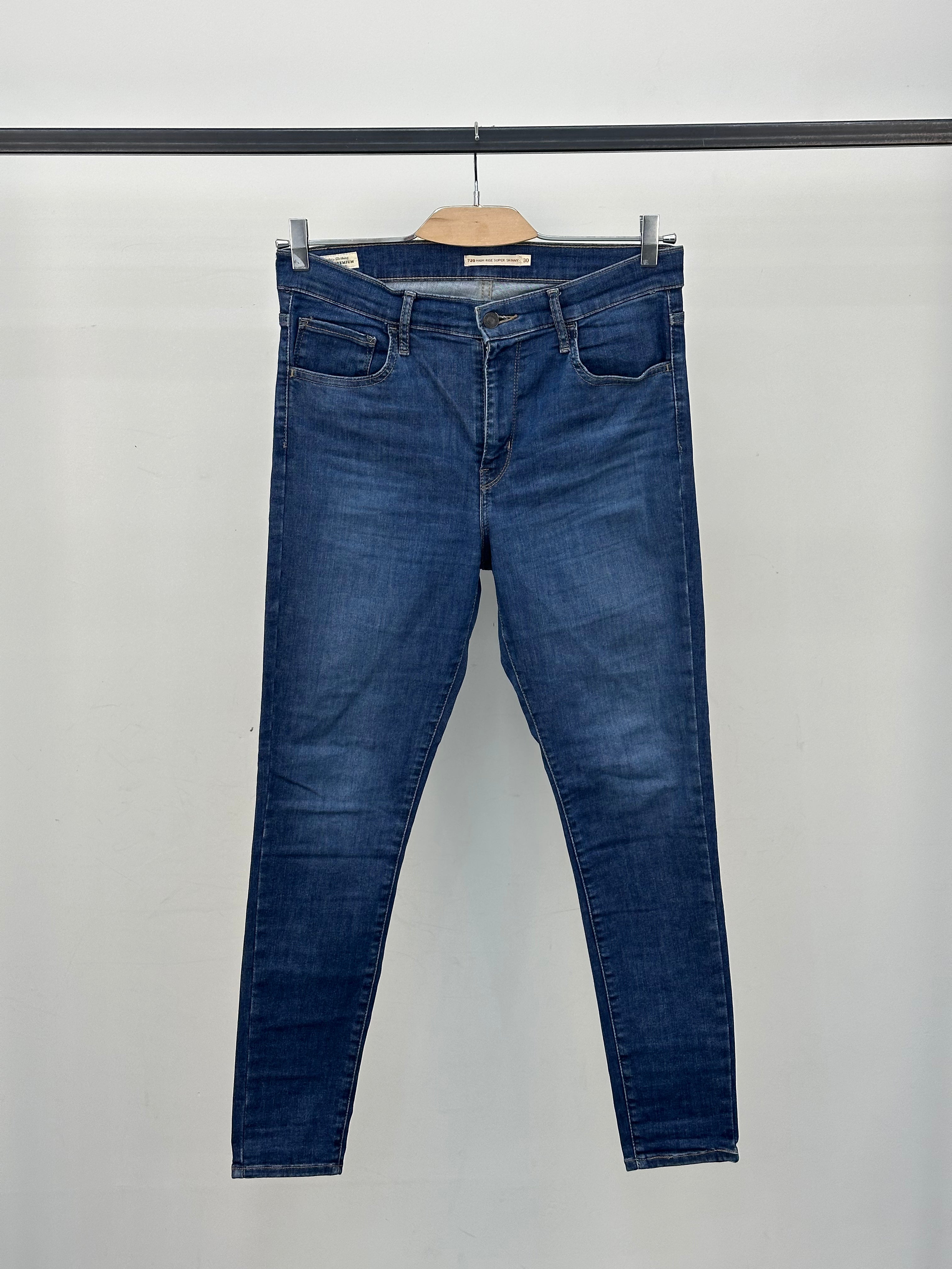 LEVI'S 720 HIGHT RISE SKINNY TAGLIA: 44 ITA = W30 L28