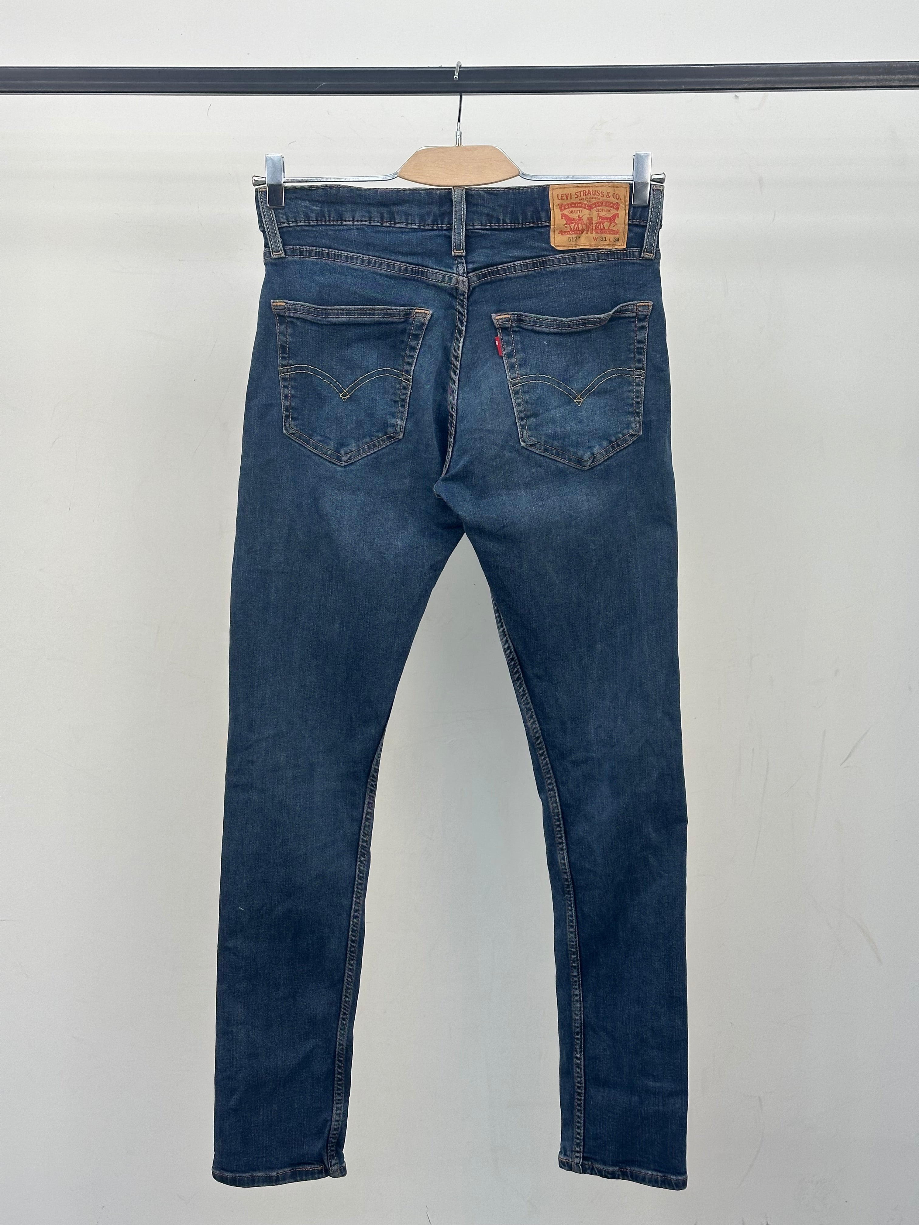 LEVI'S 512 SLIM FIT TAGLIA: 45 ITA = W31 L34