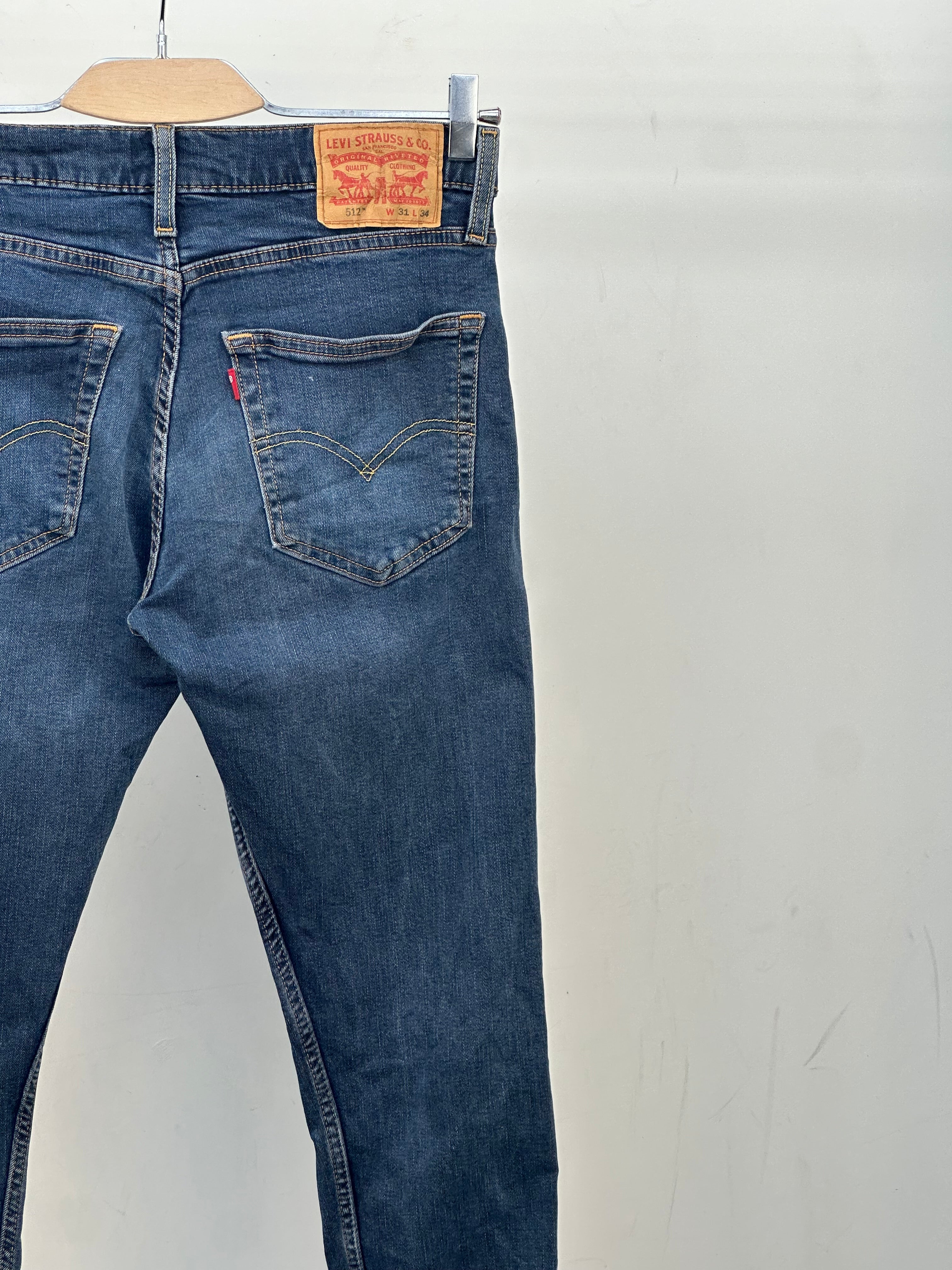 LEVI'S 512 SLIM FIT TAGLIA: 45 ITA = W31 L34