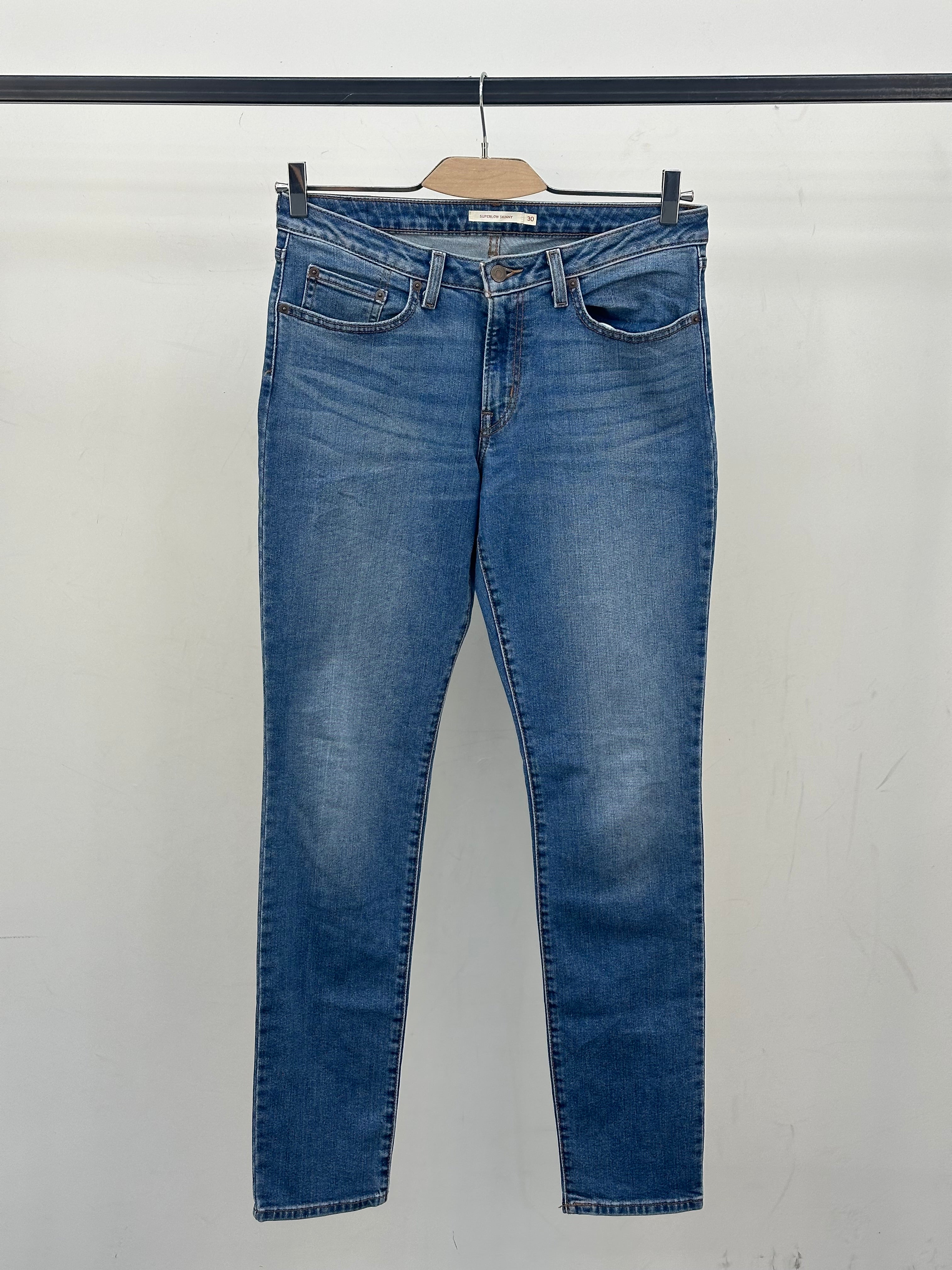 LEVI'S SUPERLOW SKINNY FIT TAGLIA: 44 ITA = W30 L32