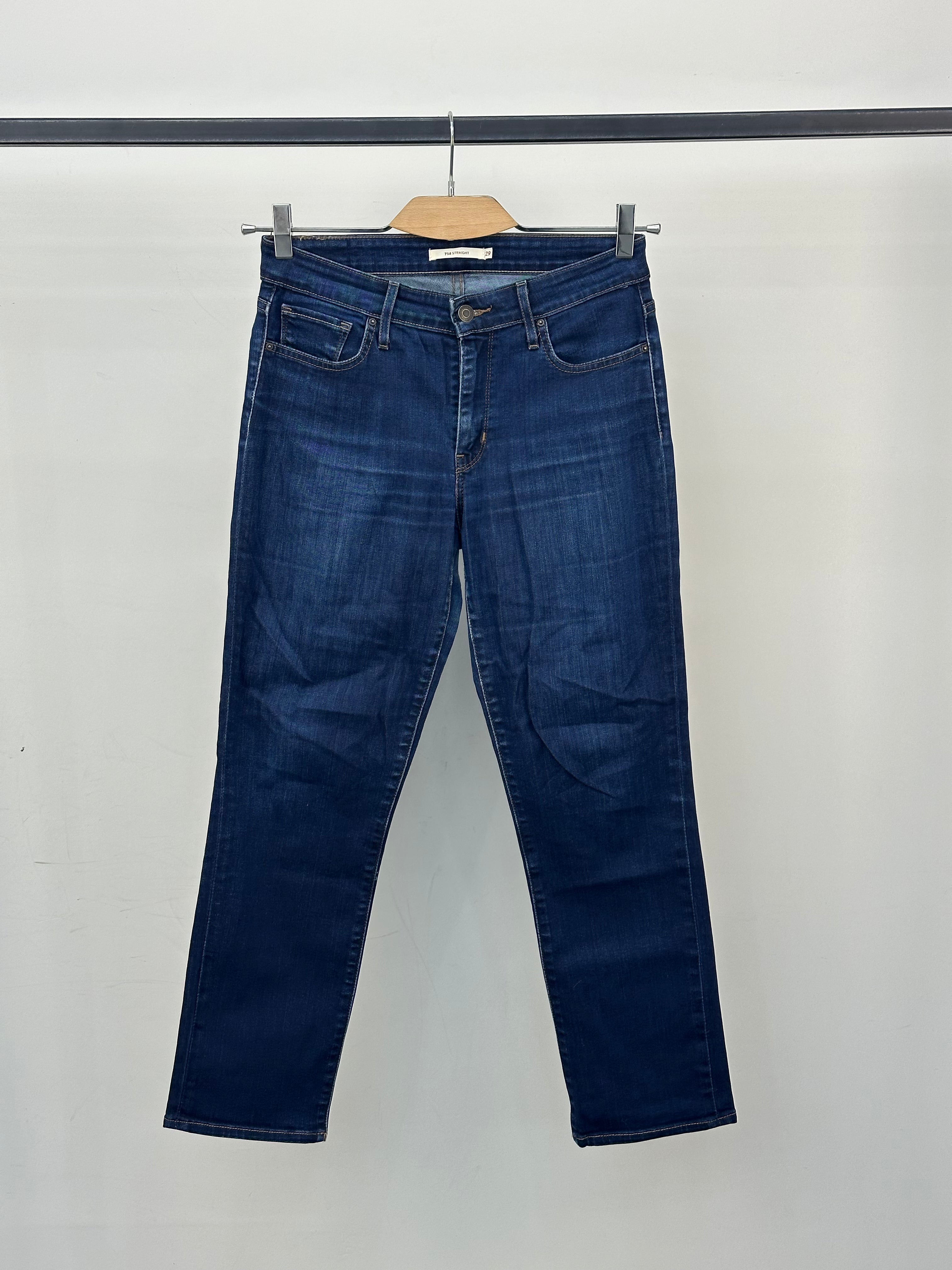 LEVI'S 714 STRAIGHT FIT TAGLIA: 43 ITA = W29 L32