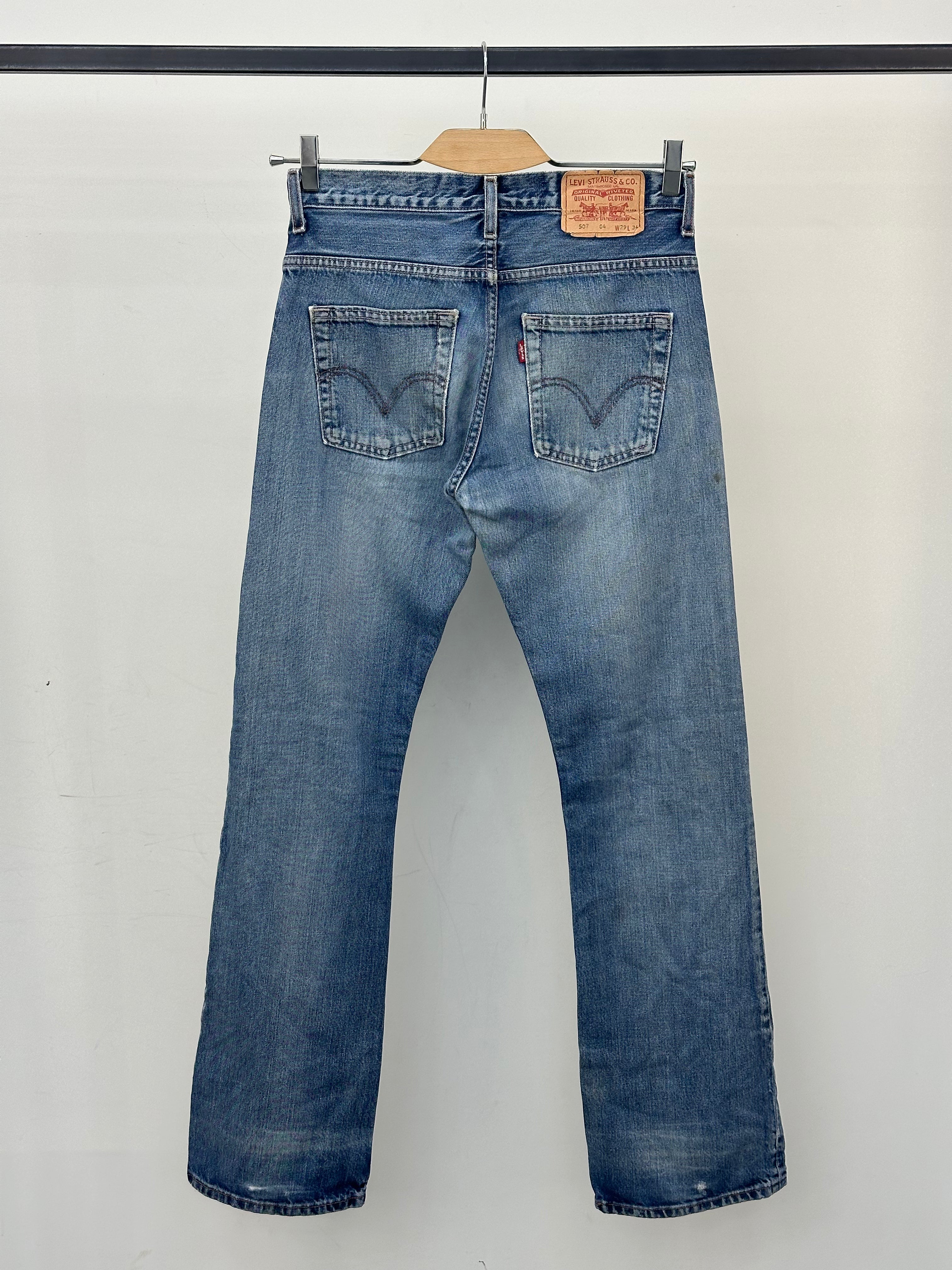 LEVI'S 507 BOOTCUT FIT TAGLIA: 43 ITA = W29 L34