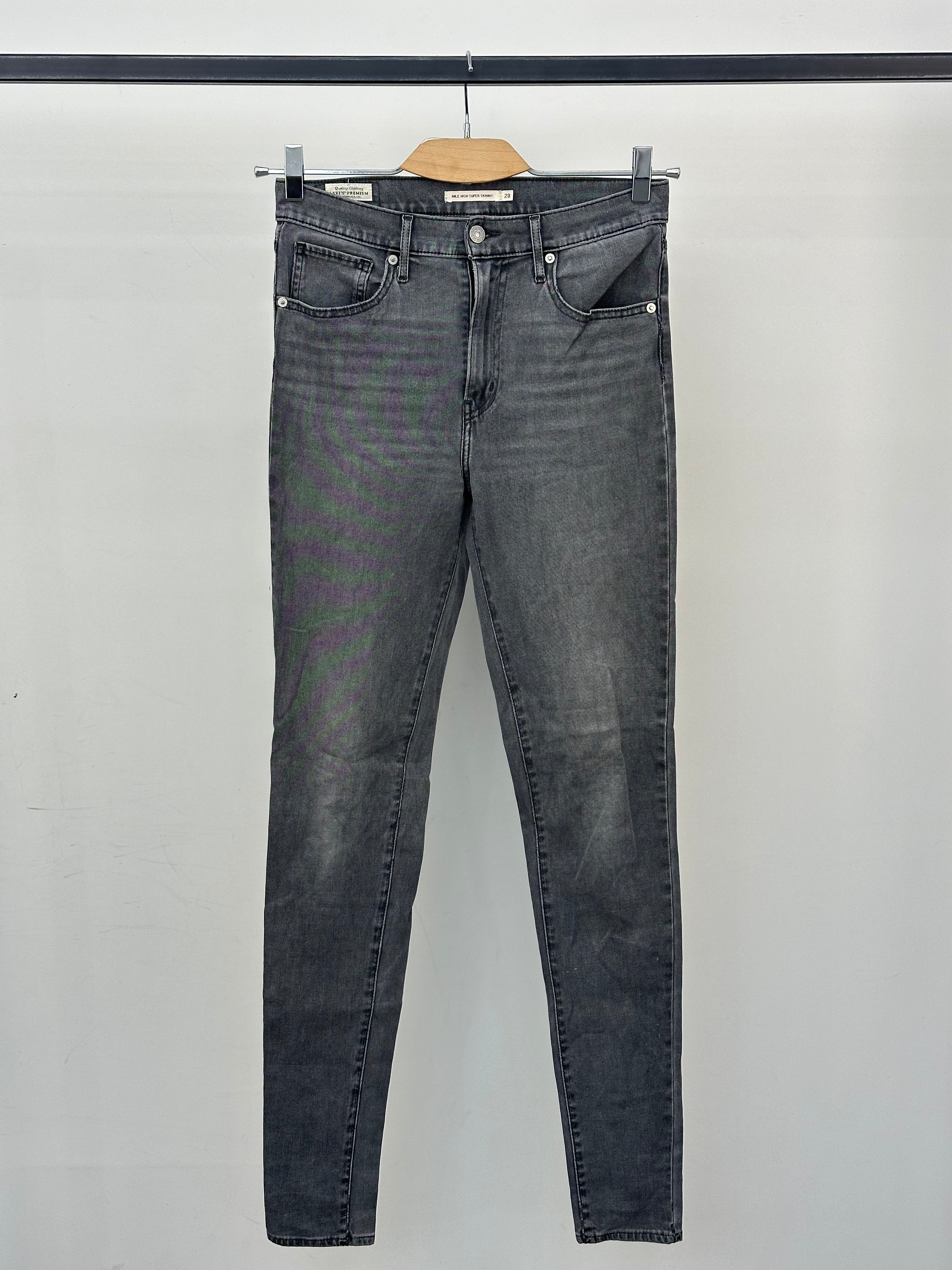 LEVI'S MILE HIGH SUPER SKINNY FIT TAGLIA: 42 ITA = W28 L34
