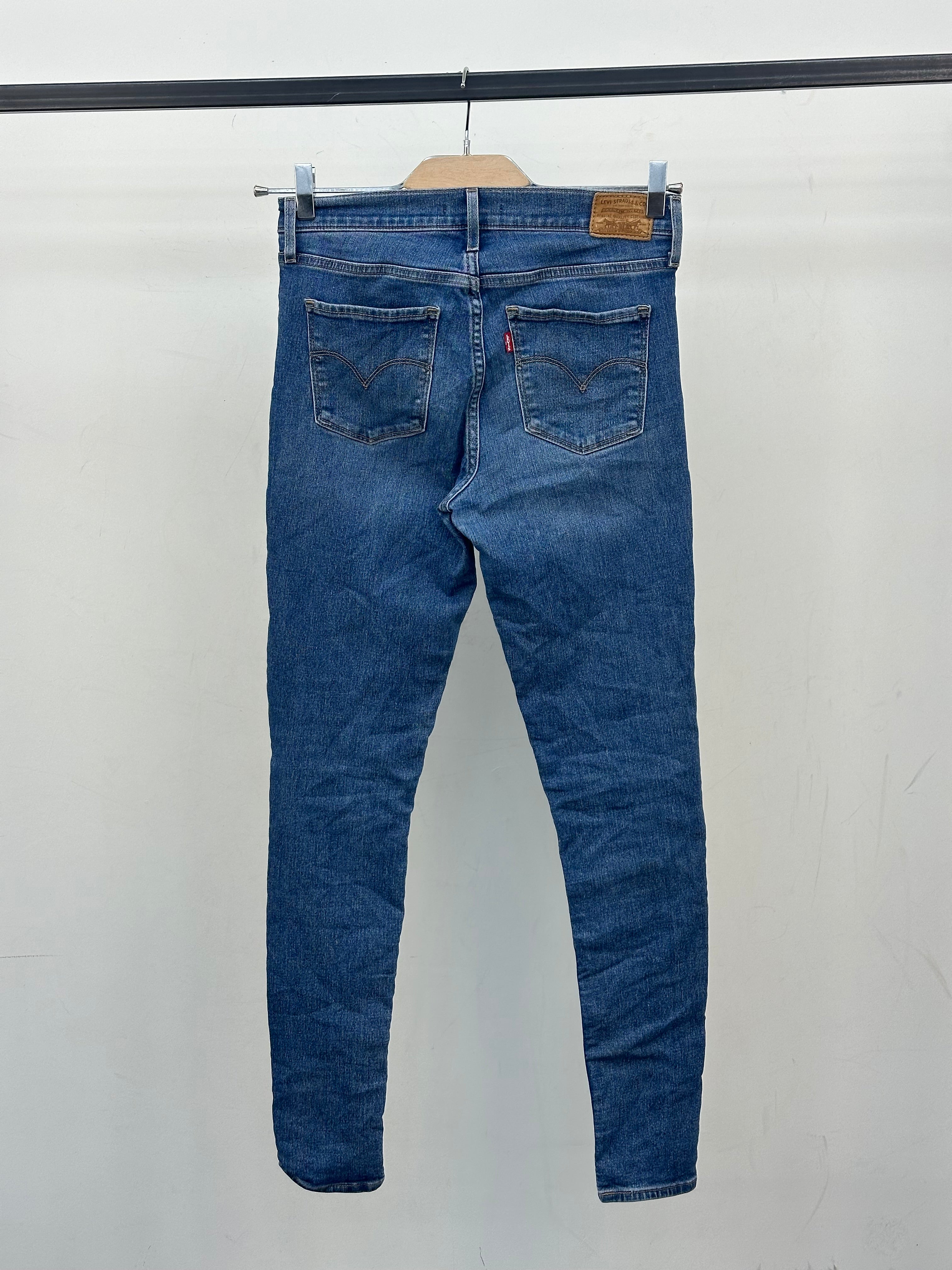 LEVI'S 720 HIGH RISE SUPER SKINNY FIT TAGLIA: 42 ITA = W28 L32