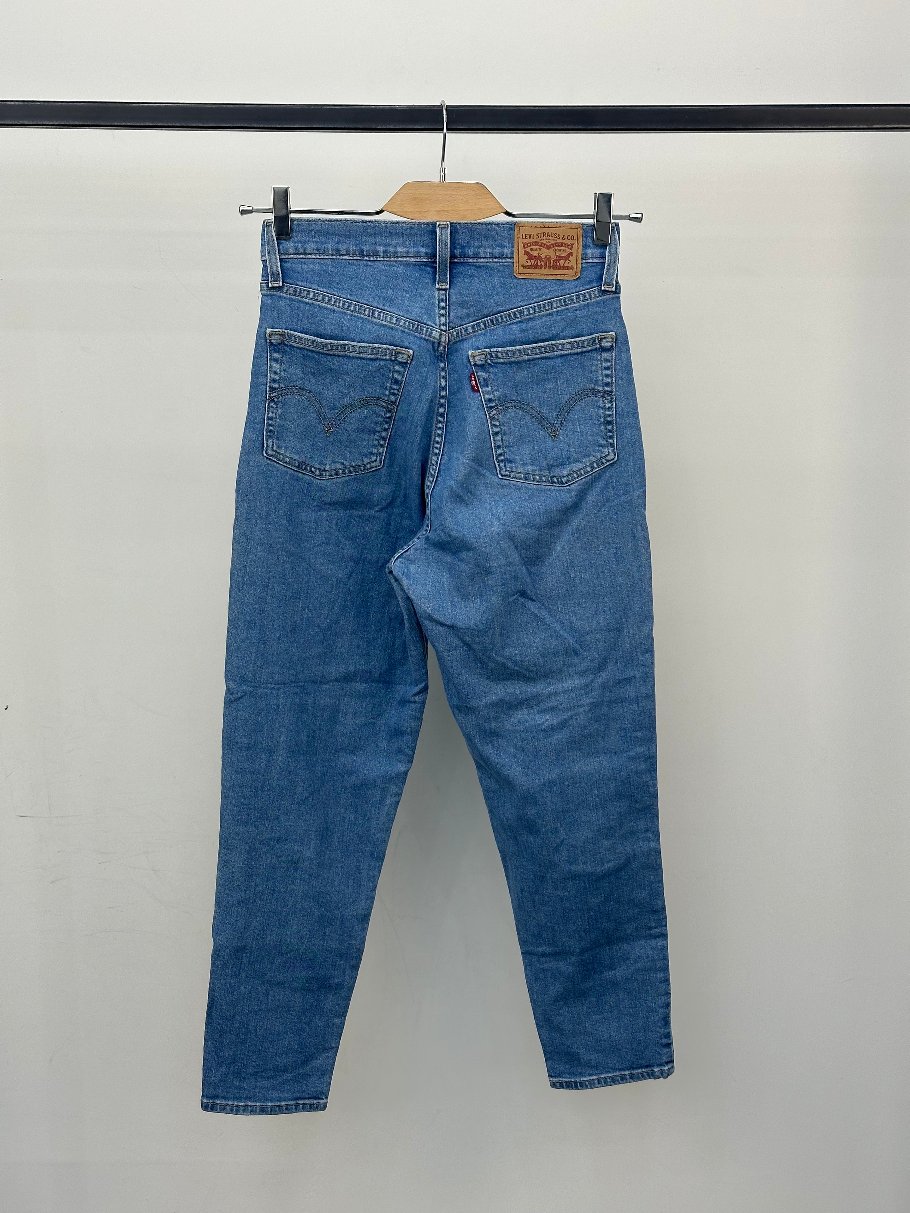 LEVI'S HIGH WAISTED TAPER FIT TAGLIA: 41 ITA = W27 L27