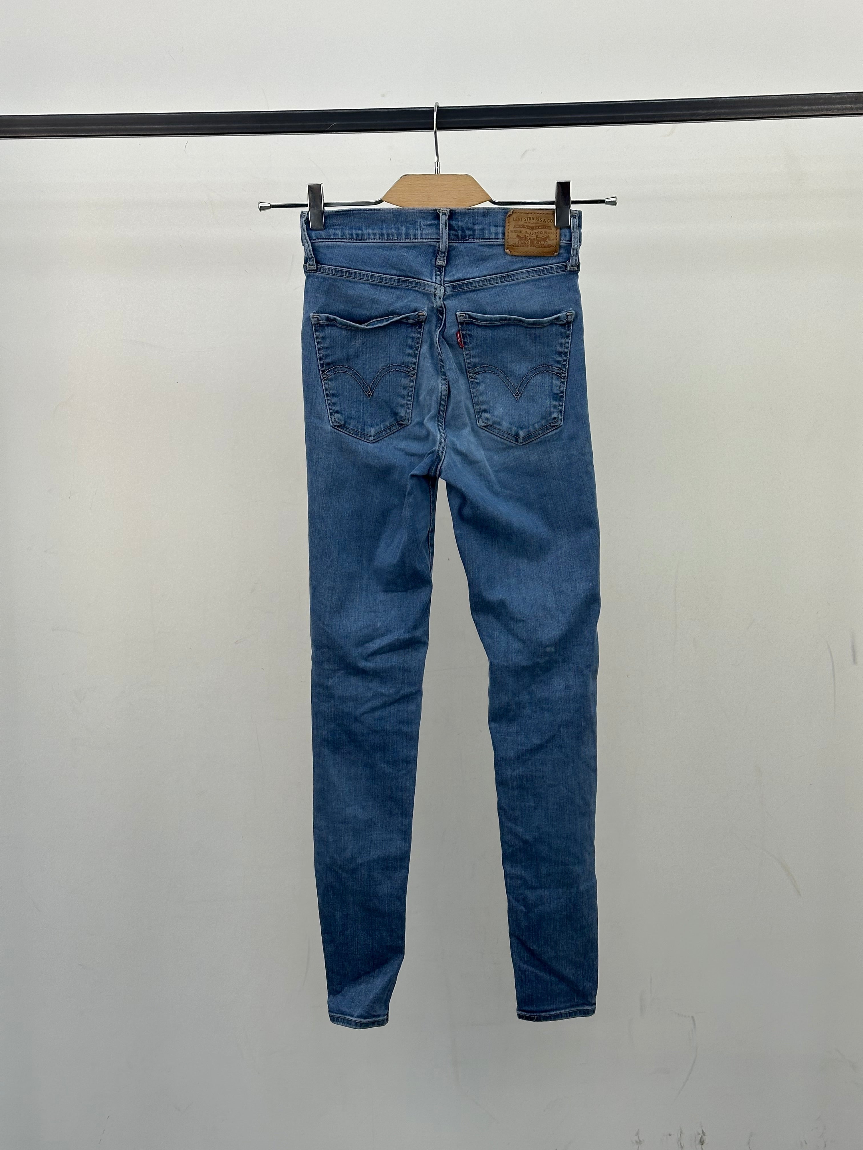 LEVI'S MILE HIGH SUPER SKINNY FIT: 40 ITA = W26 L30