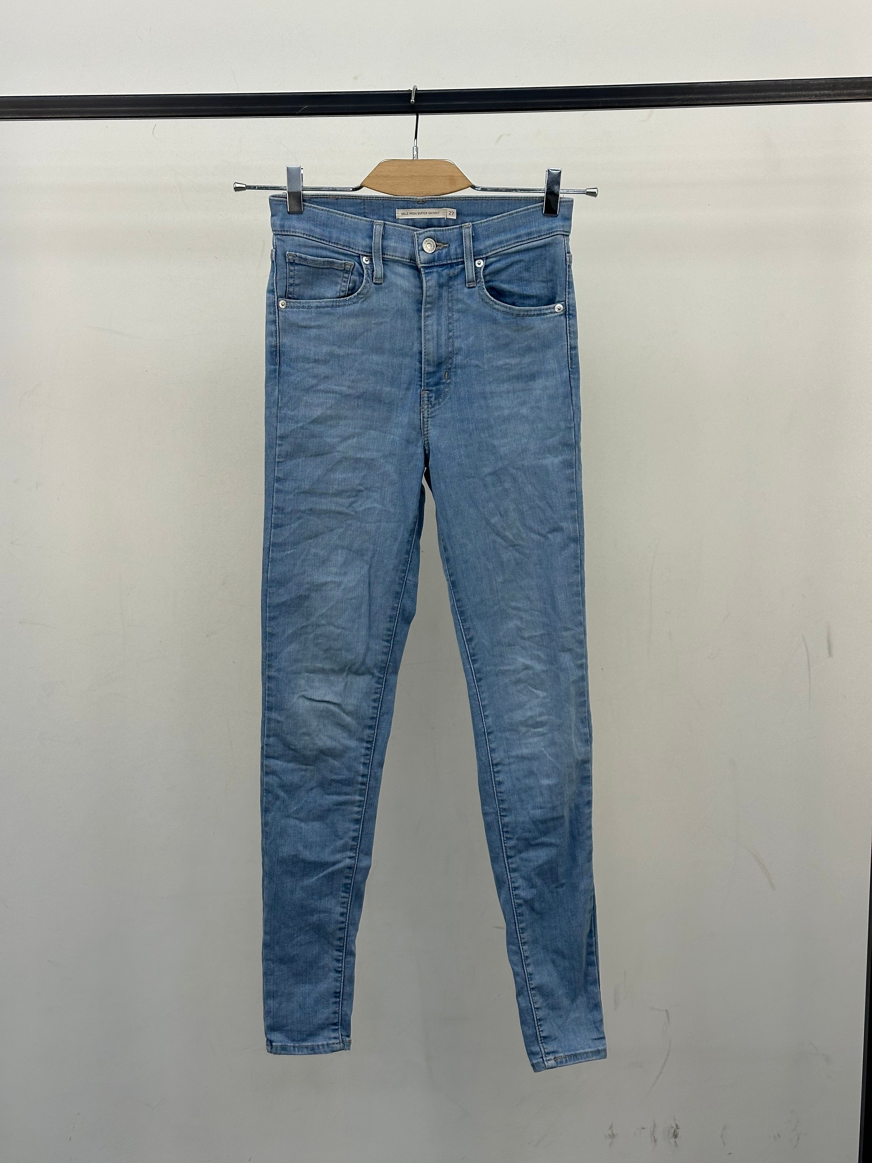 LEVI'S MILE HIGH SUPER SKINNY FIT: 41 ITA = W27 L30