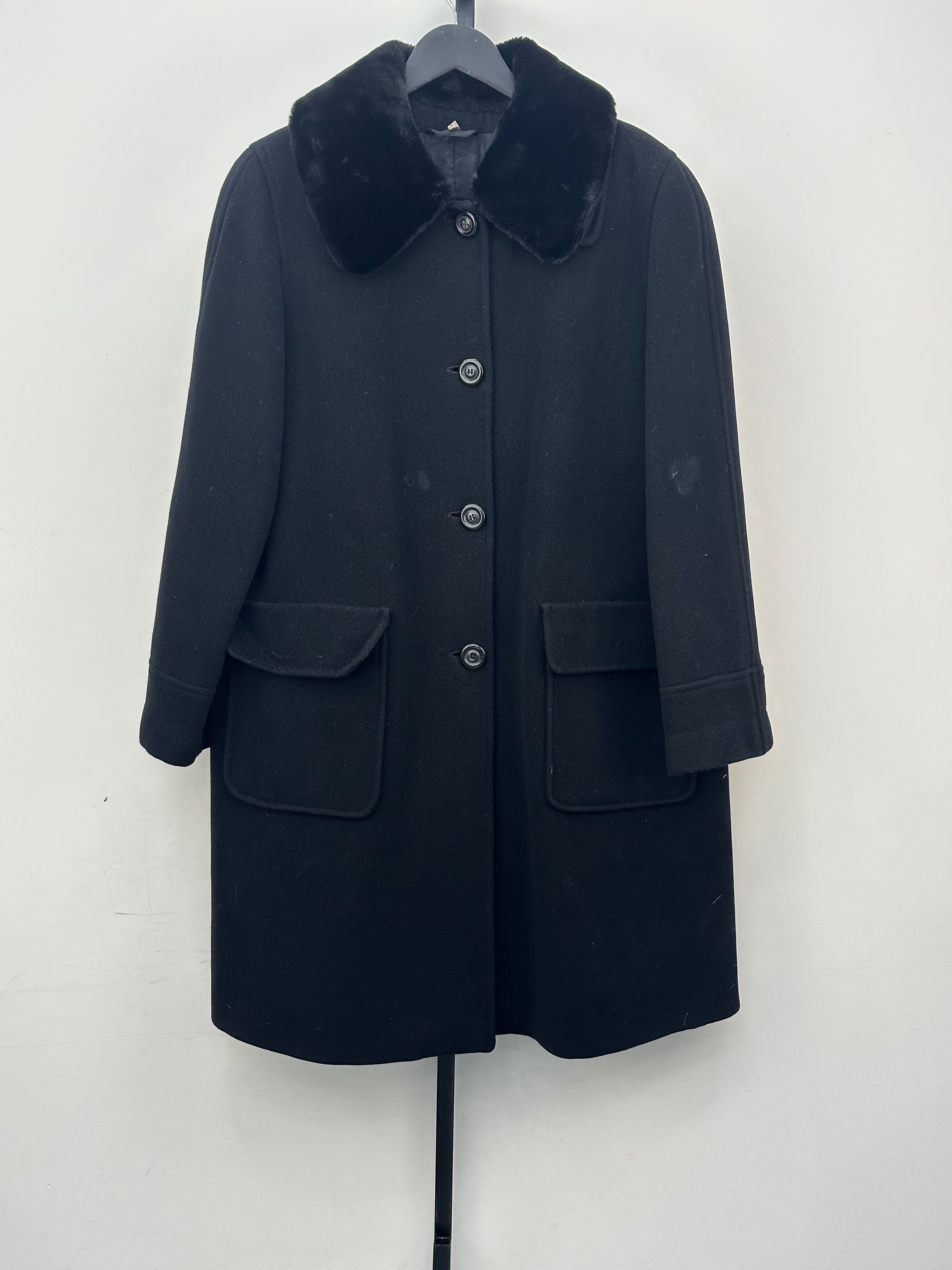 CAPPOTTO 100% LANA VERGINE DONNA TAGLIA: L