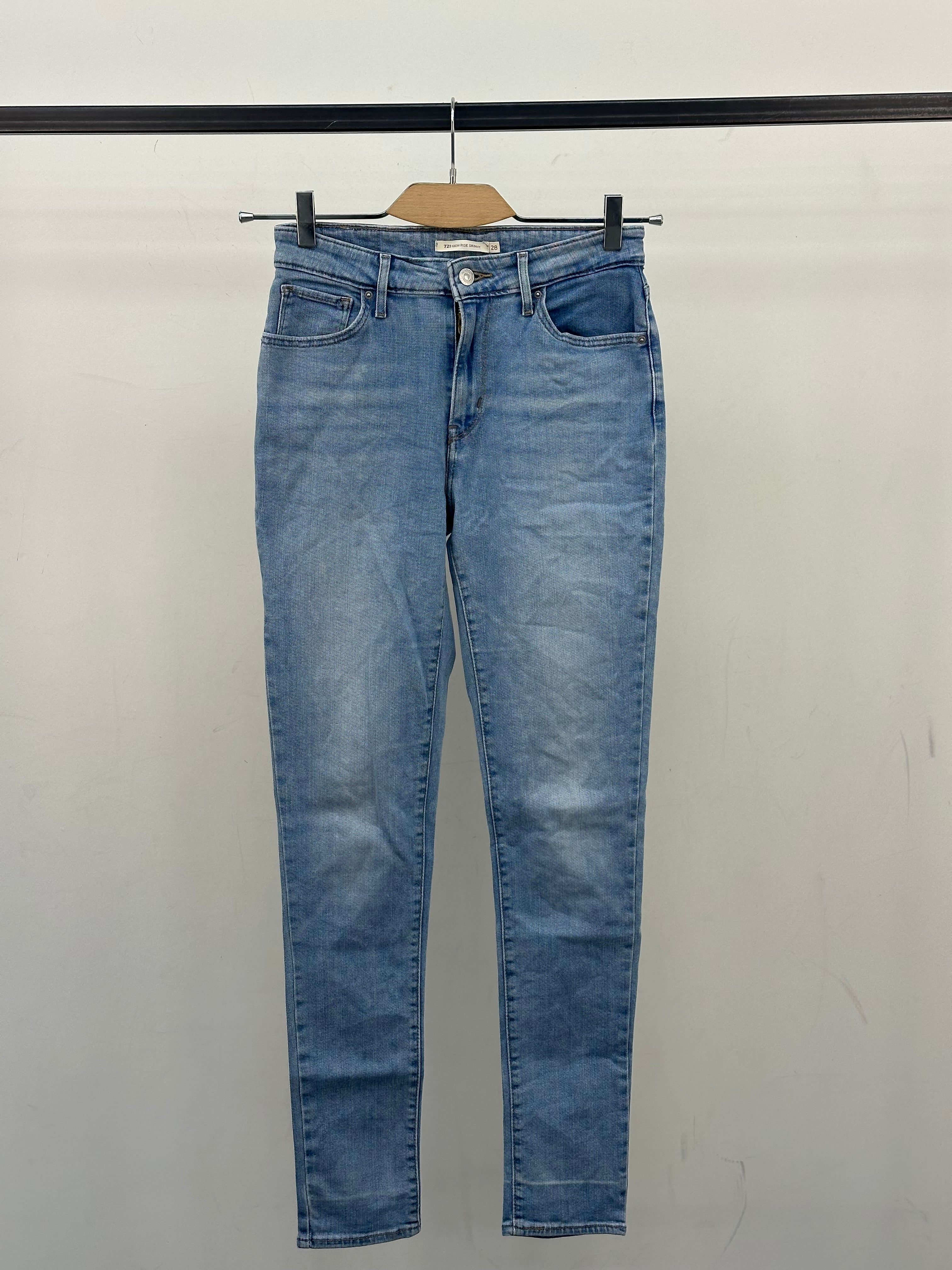 LEVI'S 721 HIGH RISE SKINNY FIT TAGLIA: 42 ITA = W28 L32