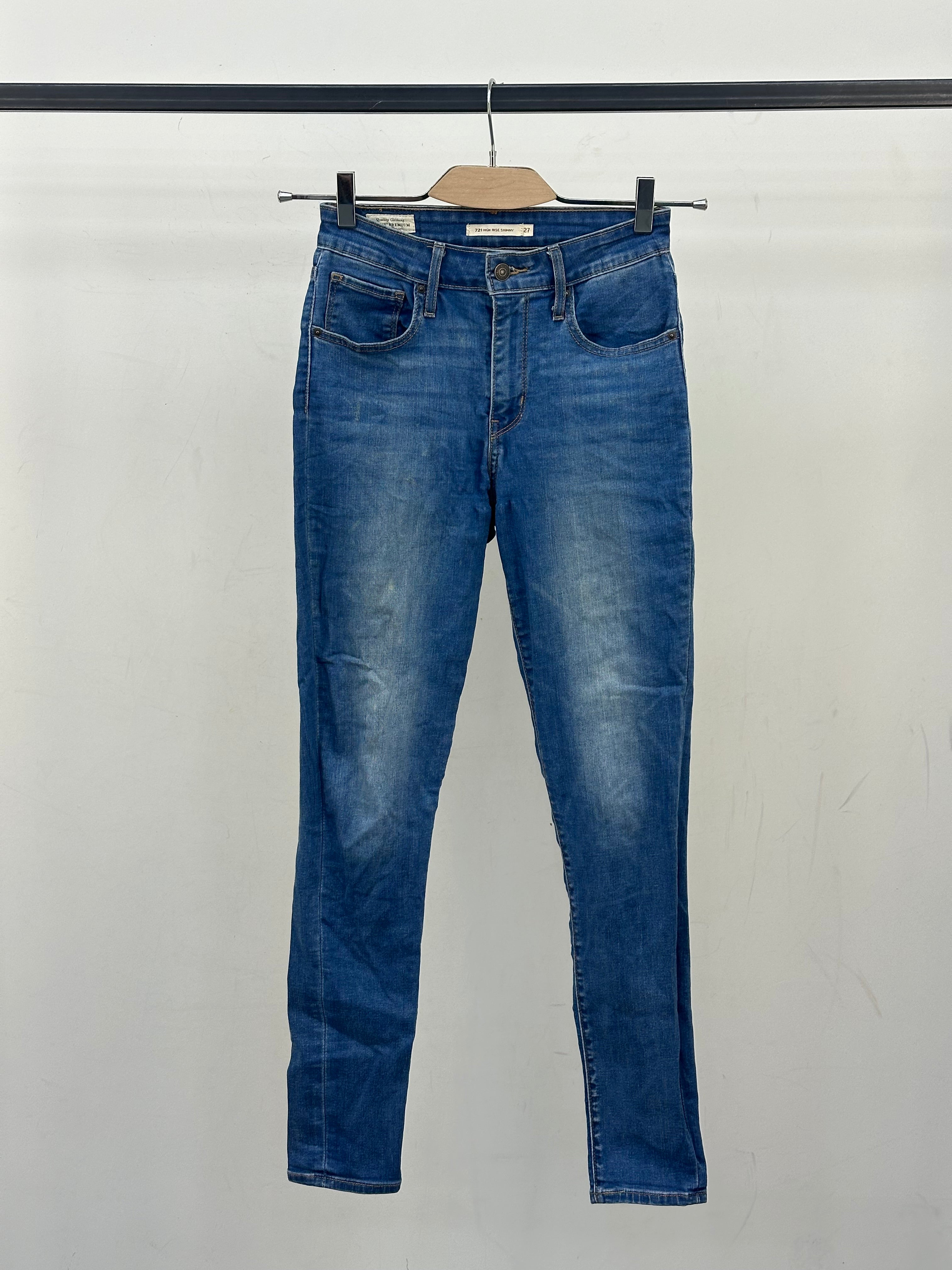 LEVI'S 721 HIGH RISE SKINNY FIT TAGLIA: 41 ITA = W27 L30