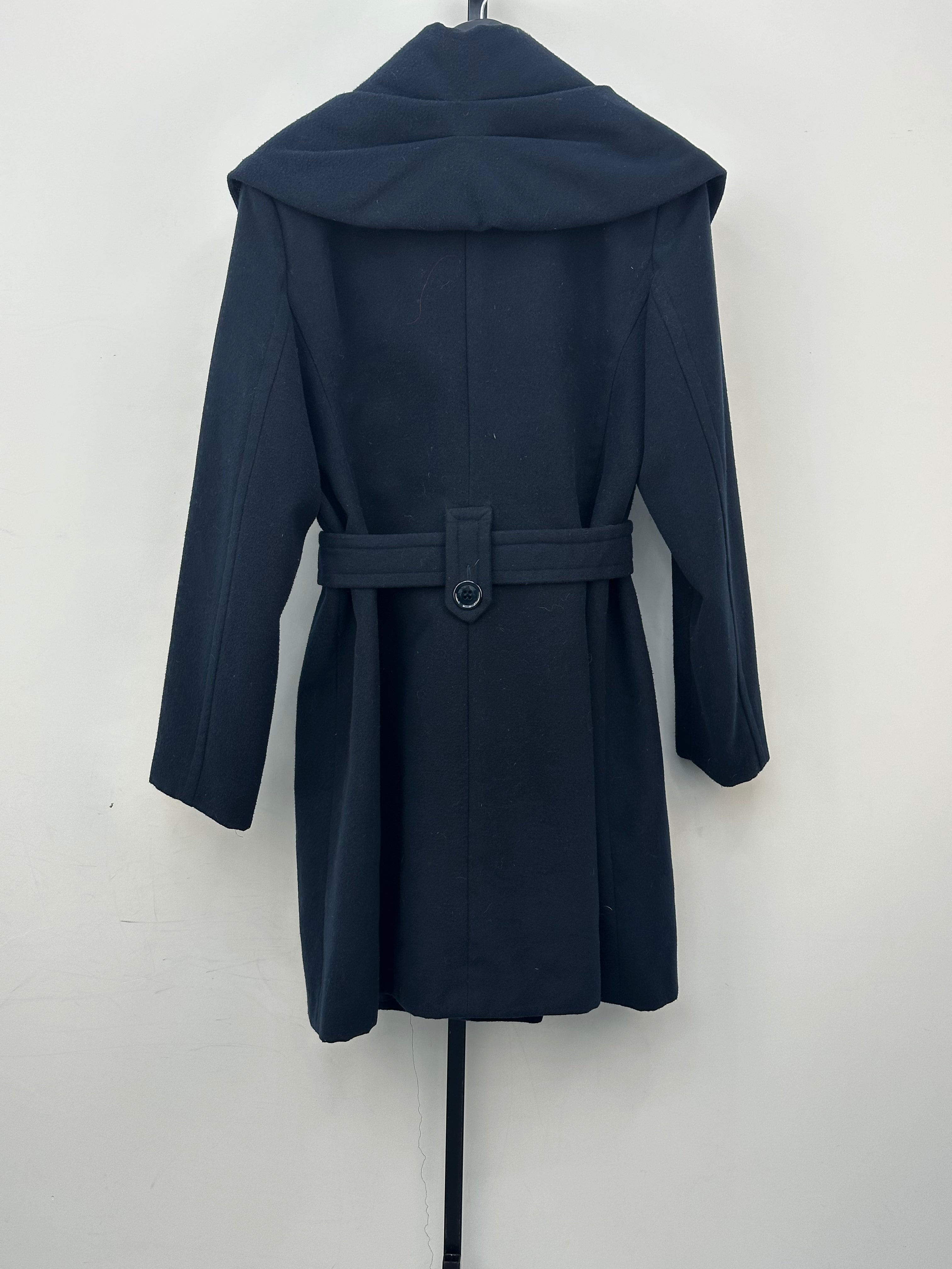 CAPPOTTO IN LANA CONBIPEL DONNA TAGLIA: 48