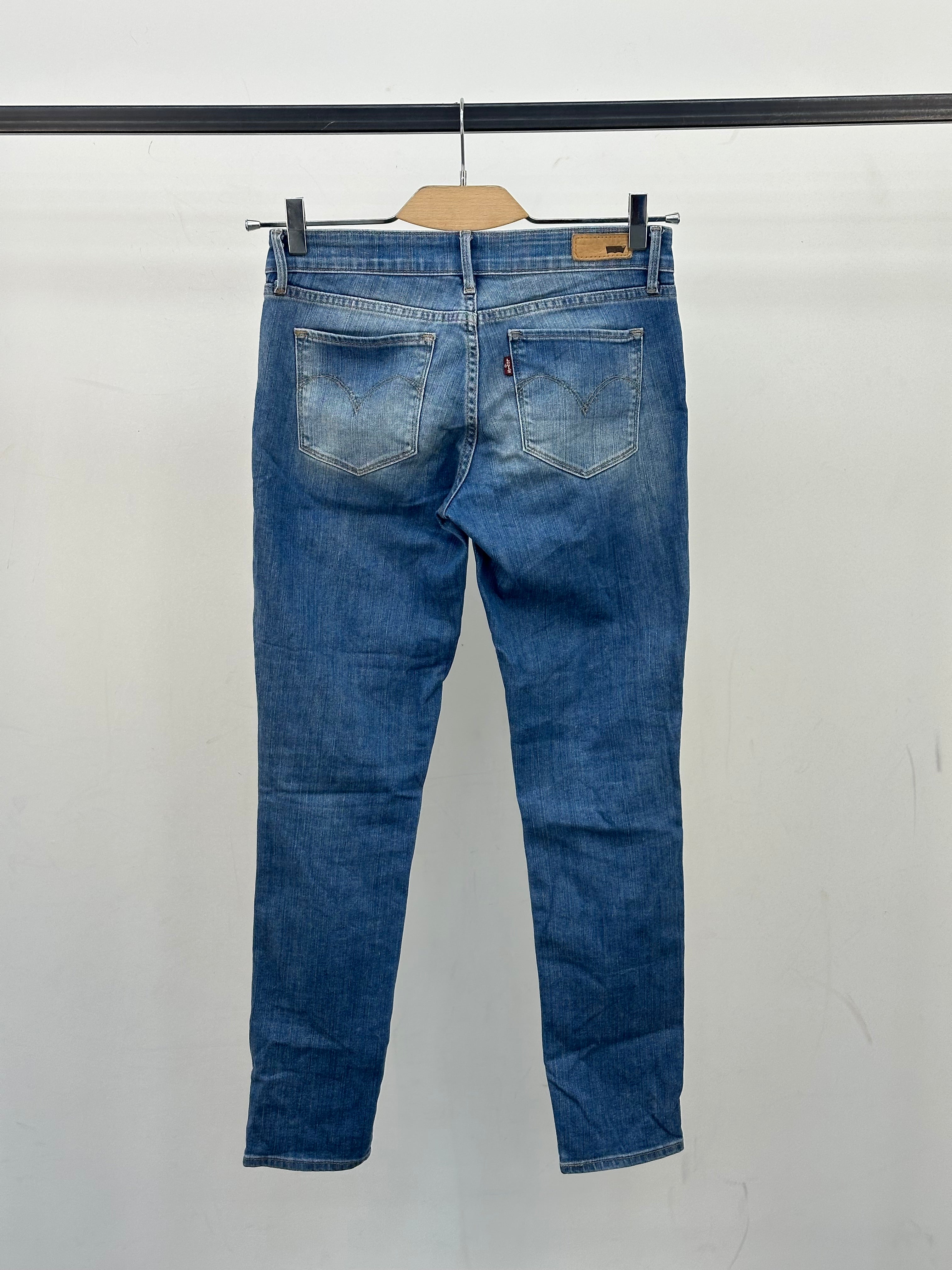LEVI'S MID RISE SKINNY FIT: 42 ITA = W28 L30