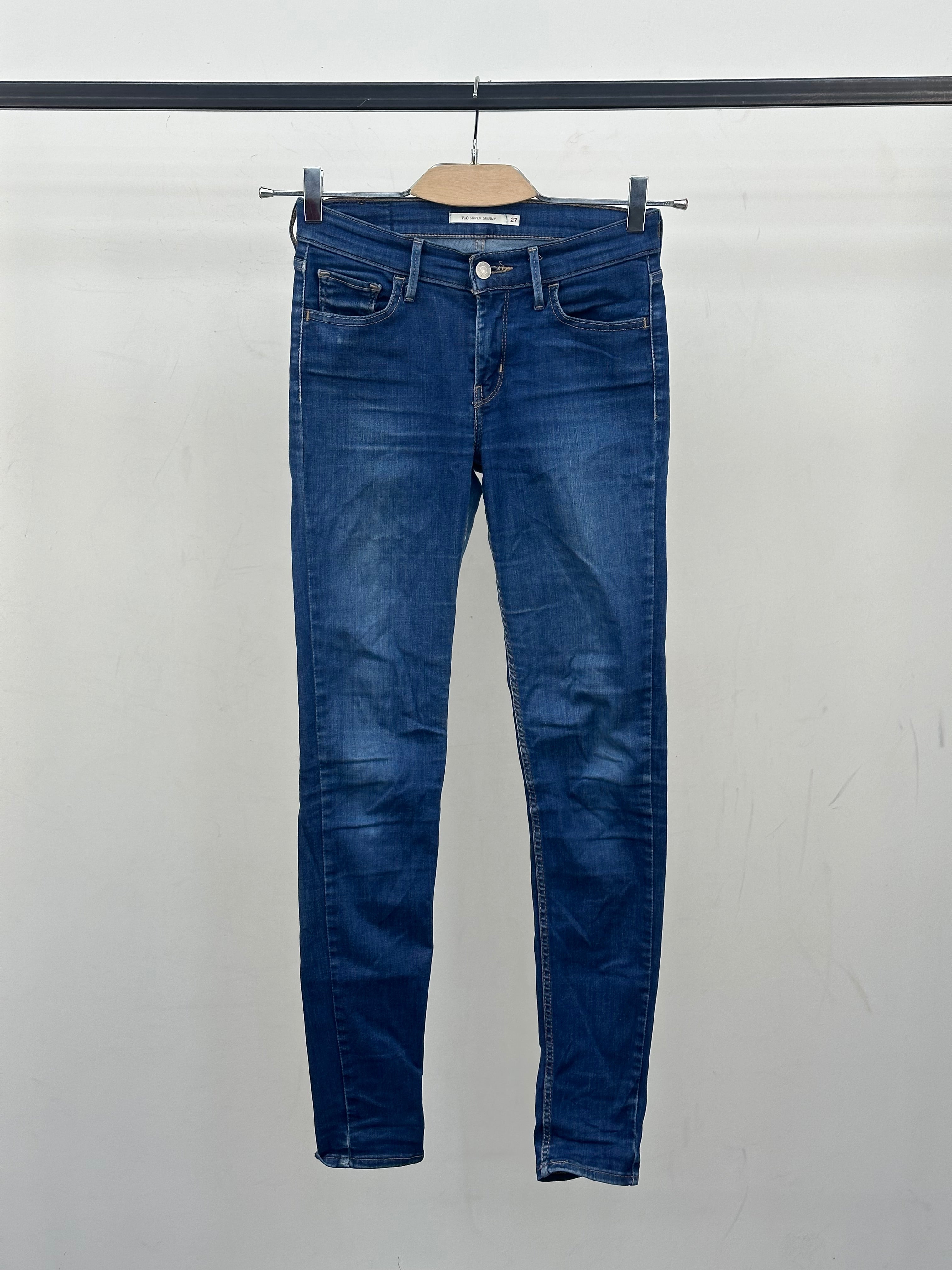LEVI'S 710 SUPER SKINNY FIT TAGLIA: 41 ITA = W27 L32