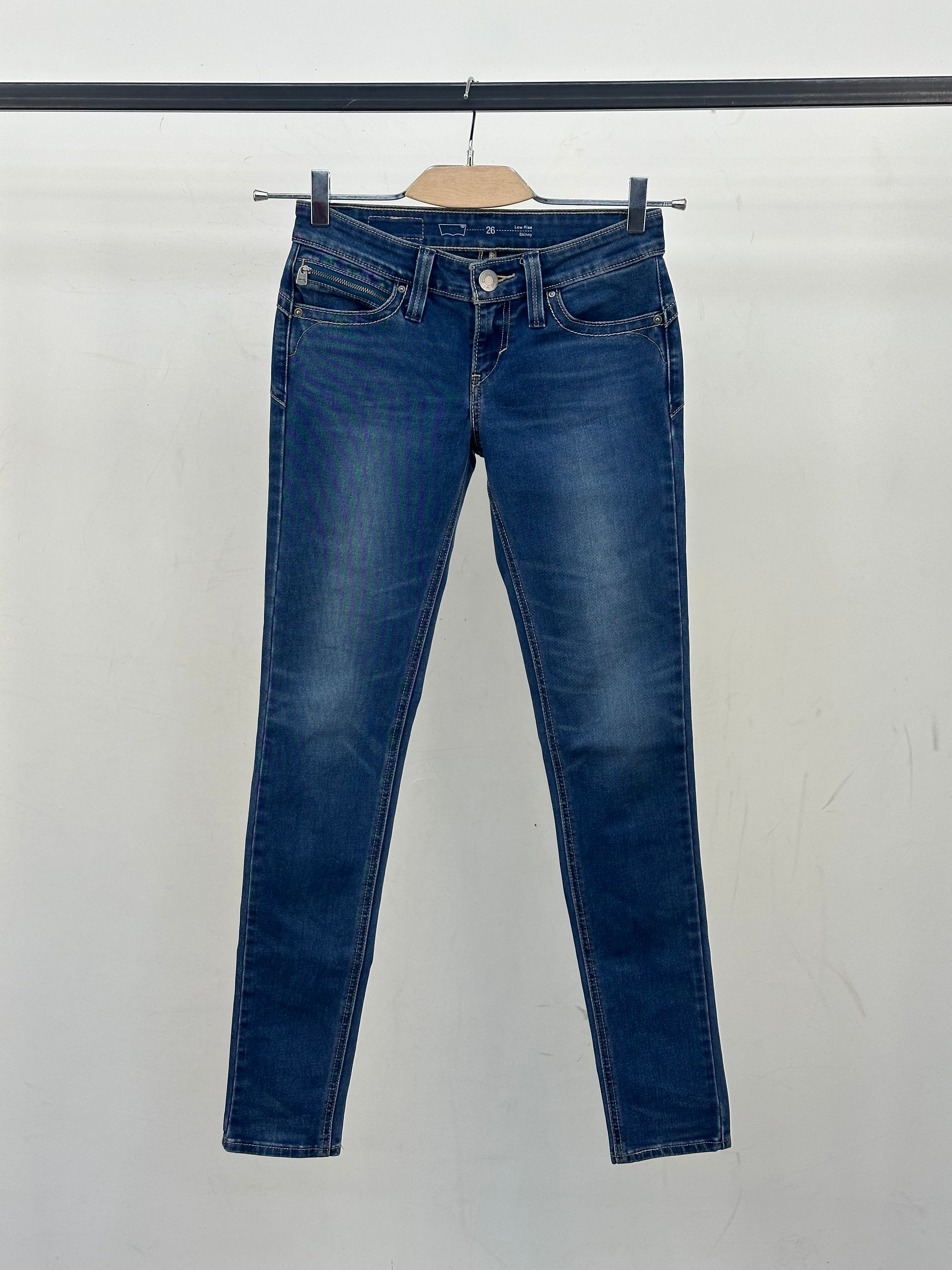 LEVI'S LOW RISE SKINNY FIT TAGLIA: 40 ITA = W26 L32
