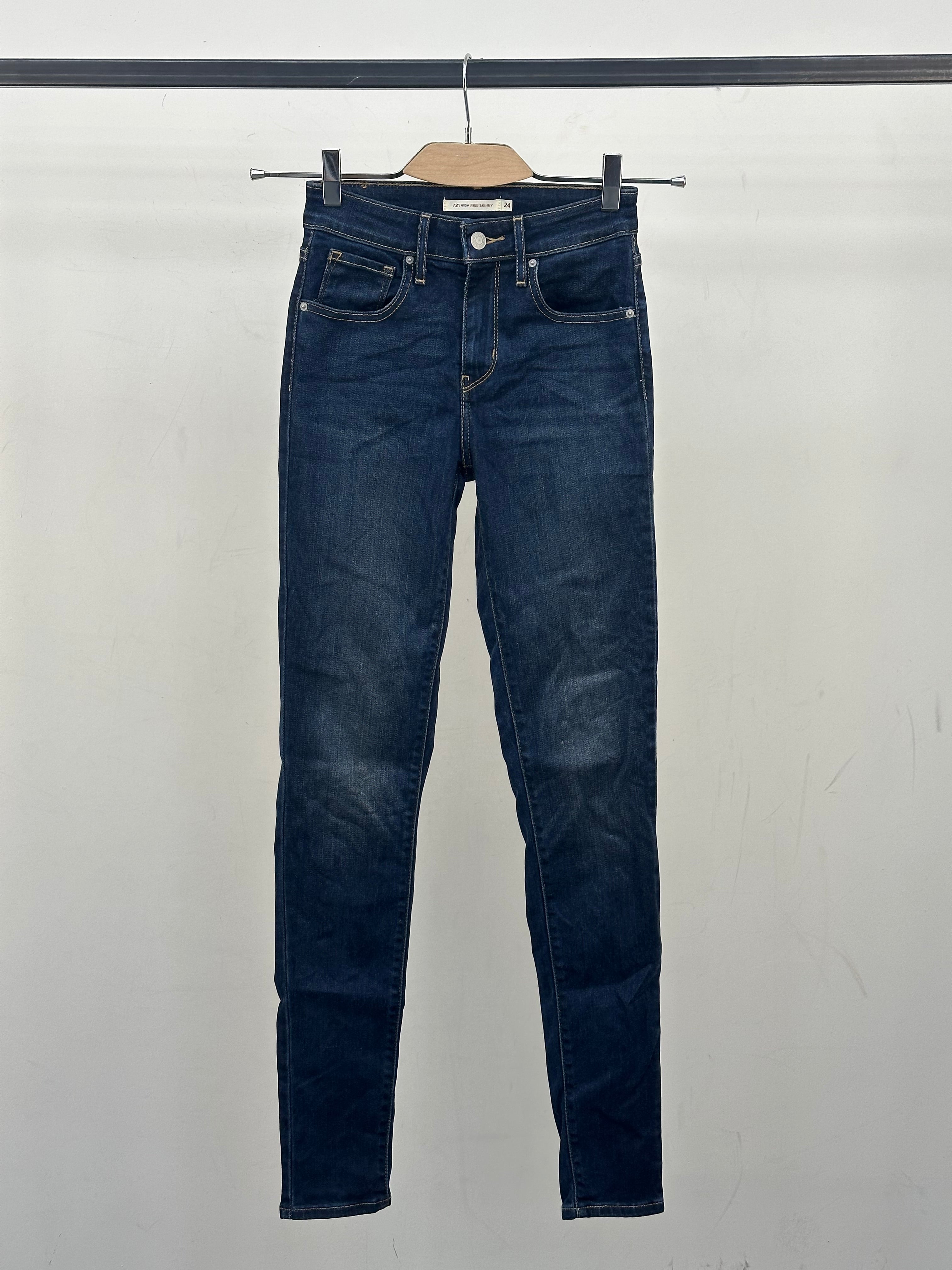 LEVI'S 721 HIGH RISE SKINNY FIT TAGLIA: 38 ITA = W24 L32