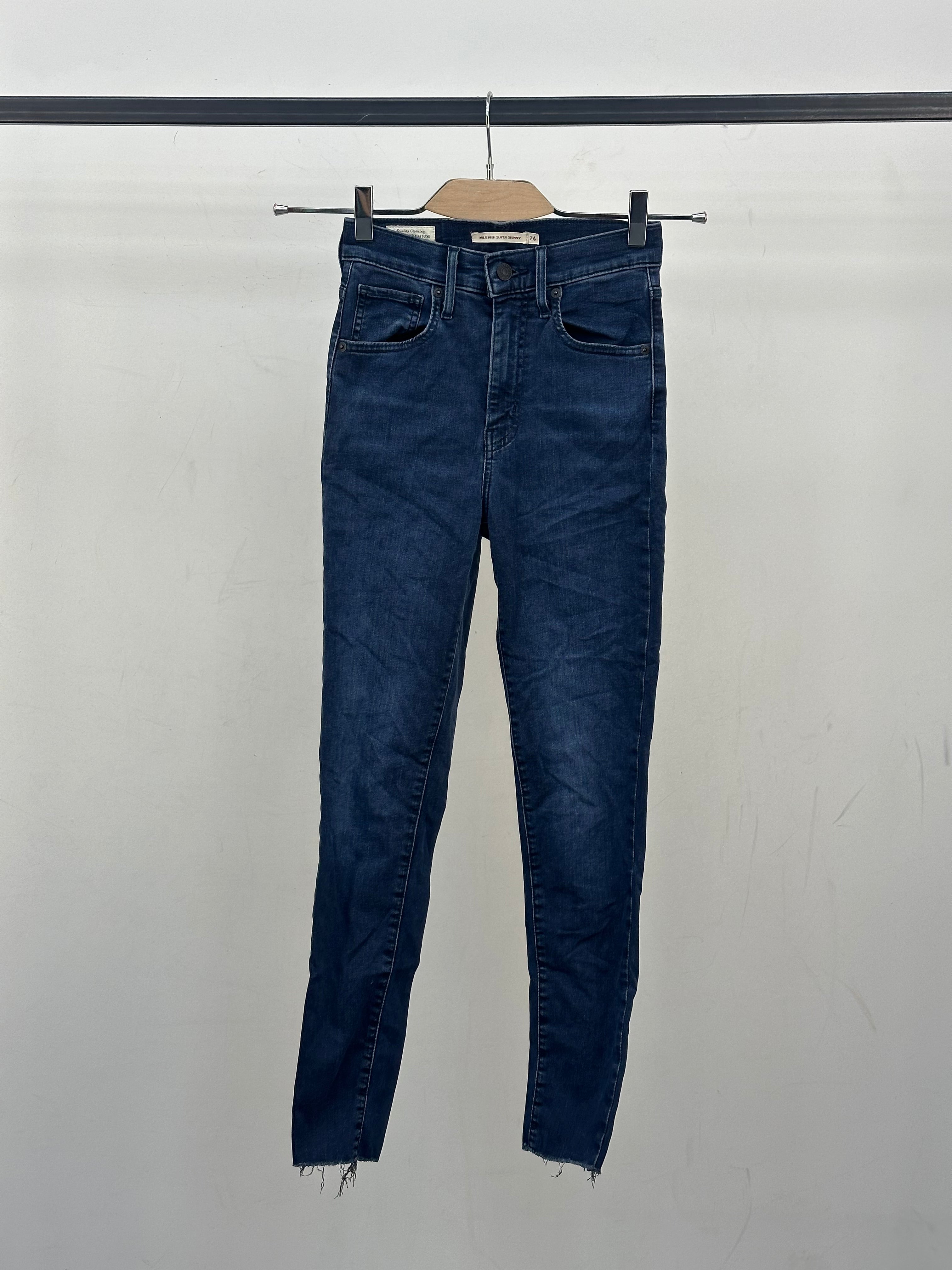 LEVI'S MILE HIGH SUPER SKINNY TAGLIA: 38 ITA = W24 L28