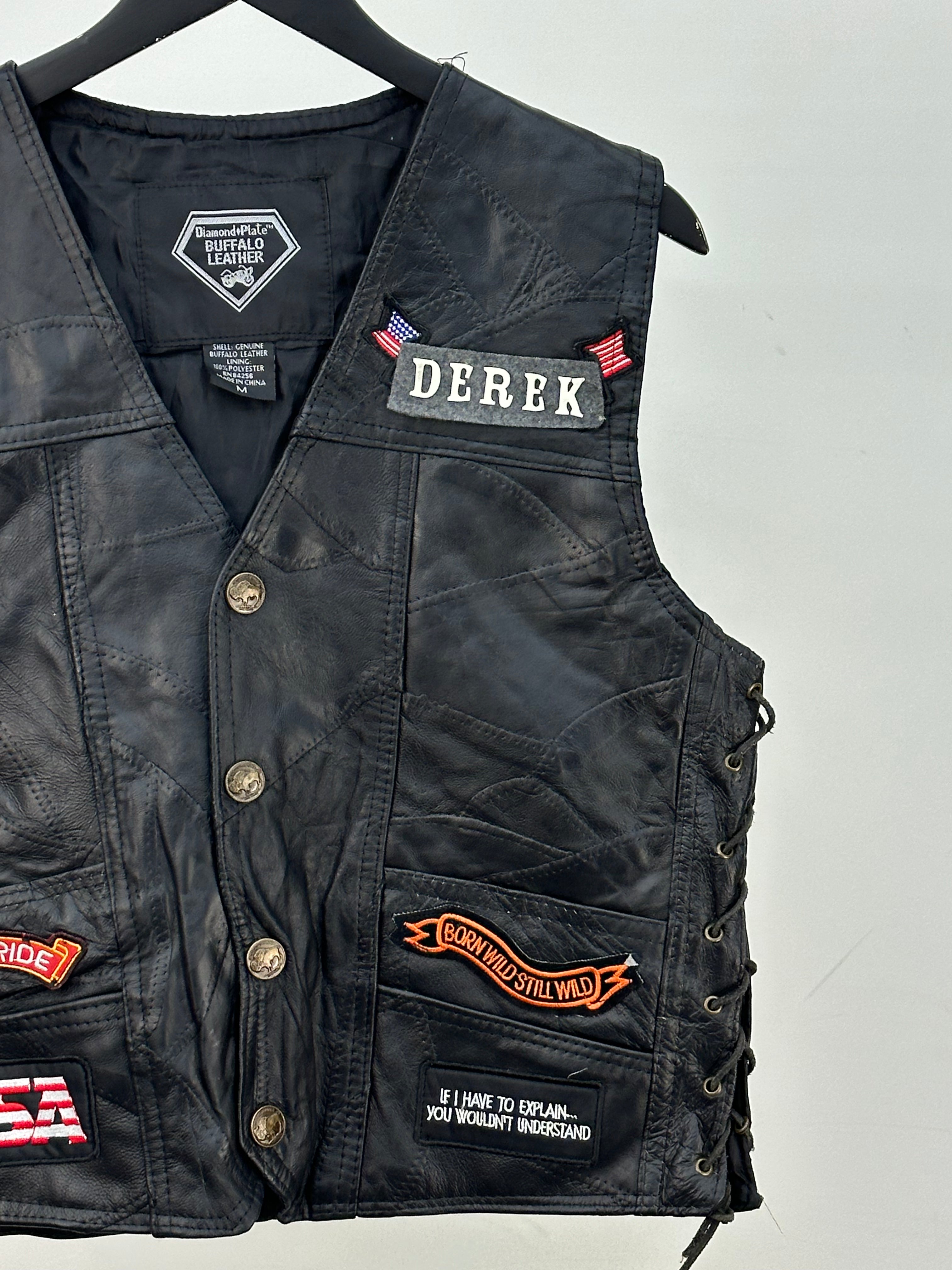 GILET IN VERA PELLE TAGLIA: M