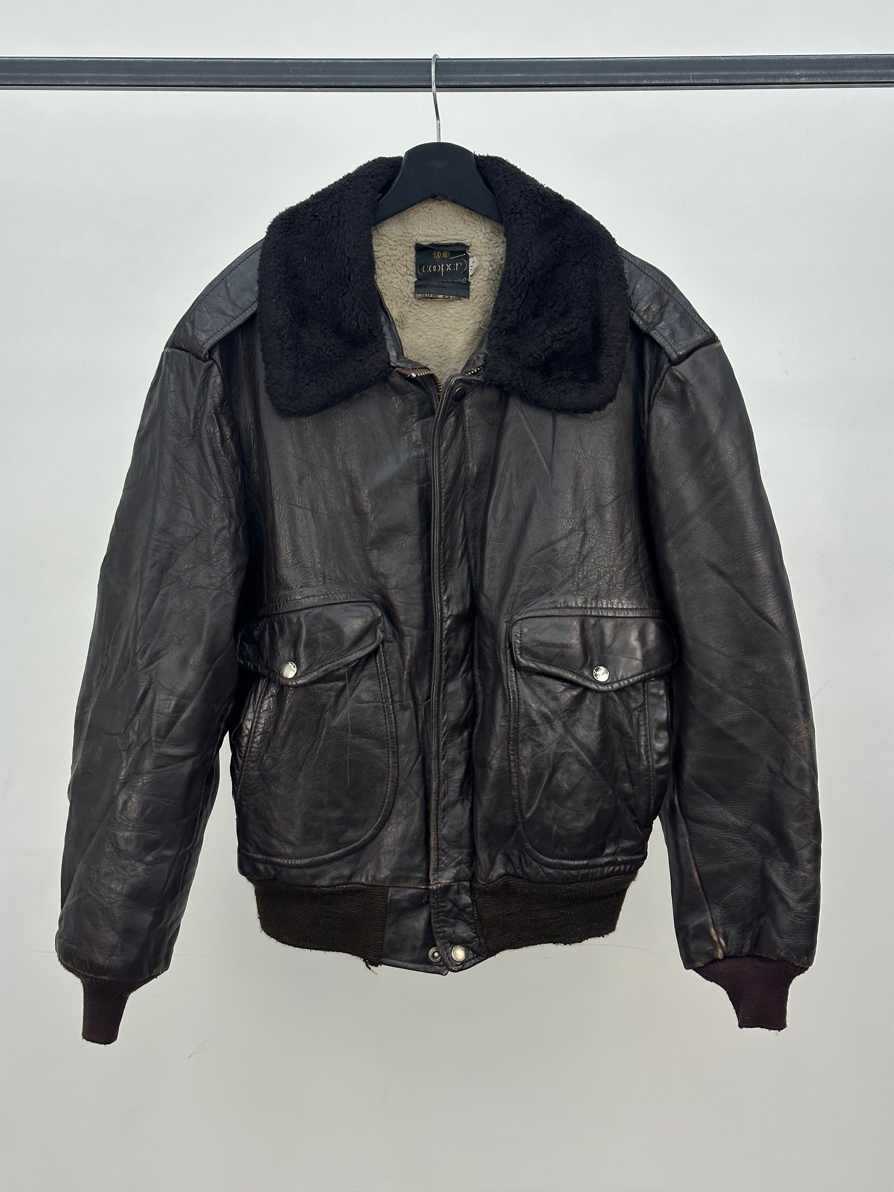 AVIATOR COOPER MADE IN USA SIZE: 46 - M