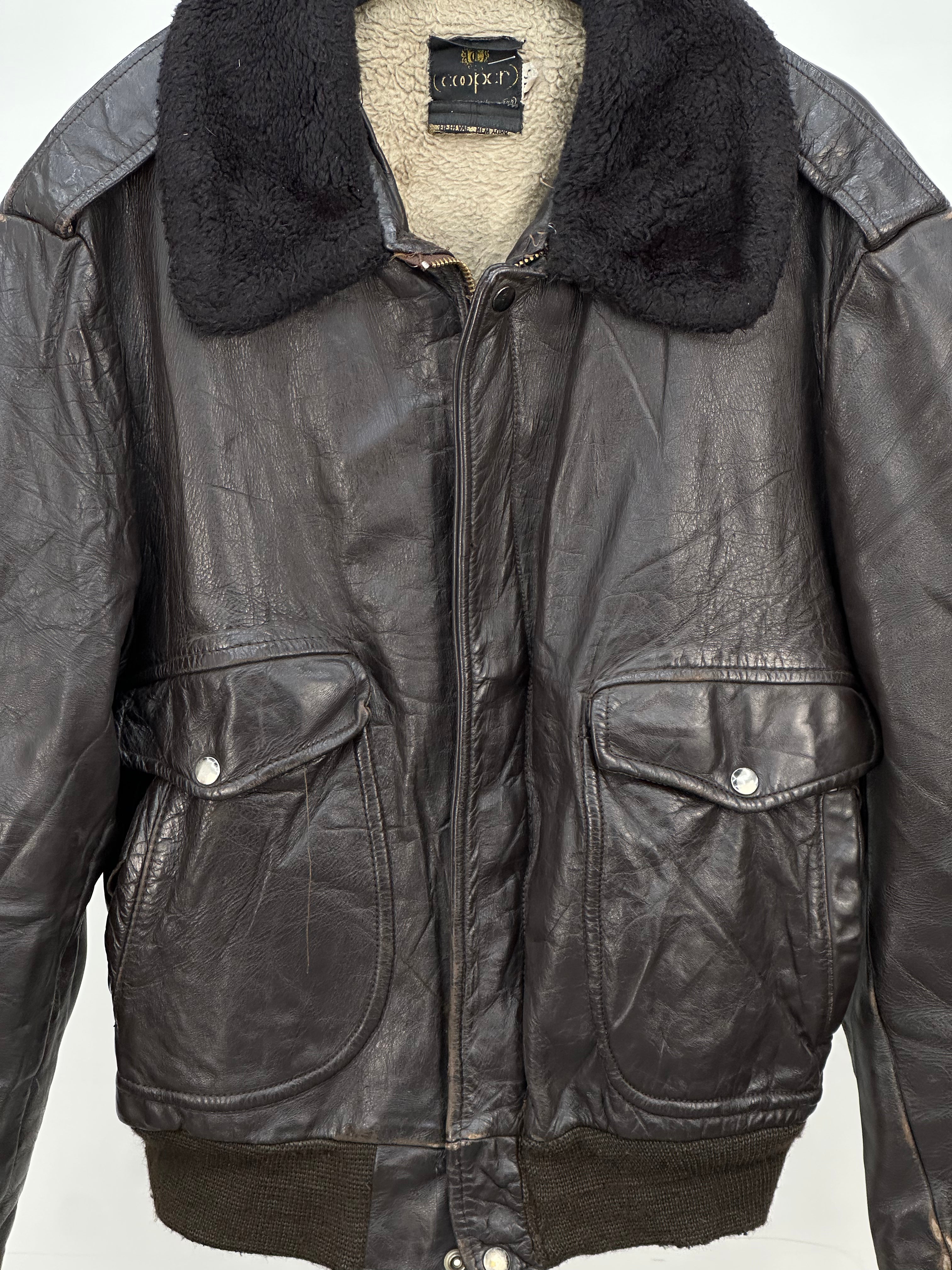 AVIATOR COOPER MADE IN USA SIZE: 46 - M