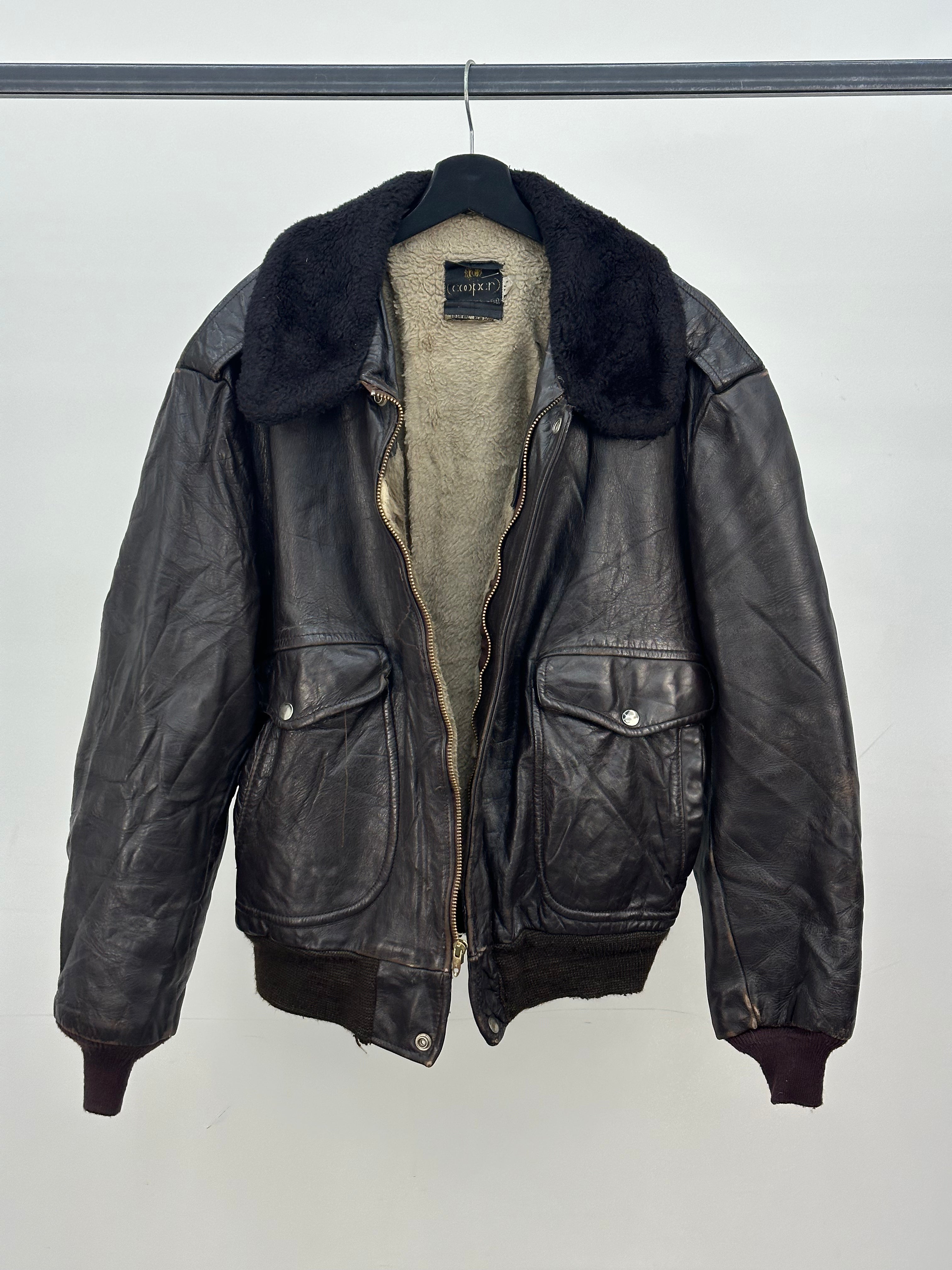 AVIATOR COOPER MADE IN USA SIZE: 46 - M