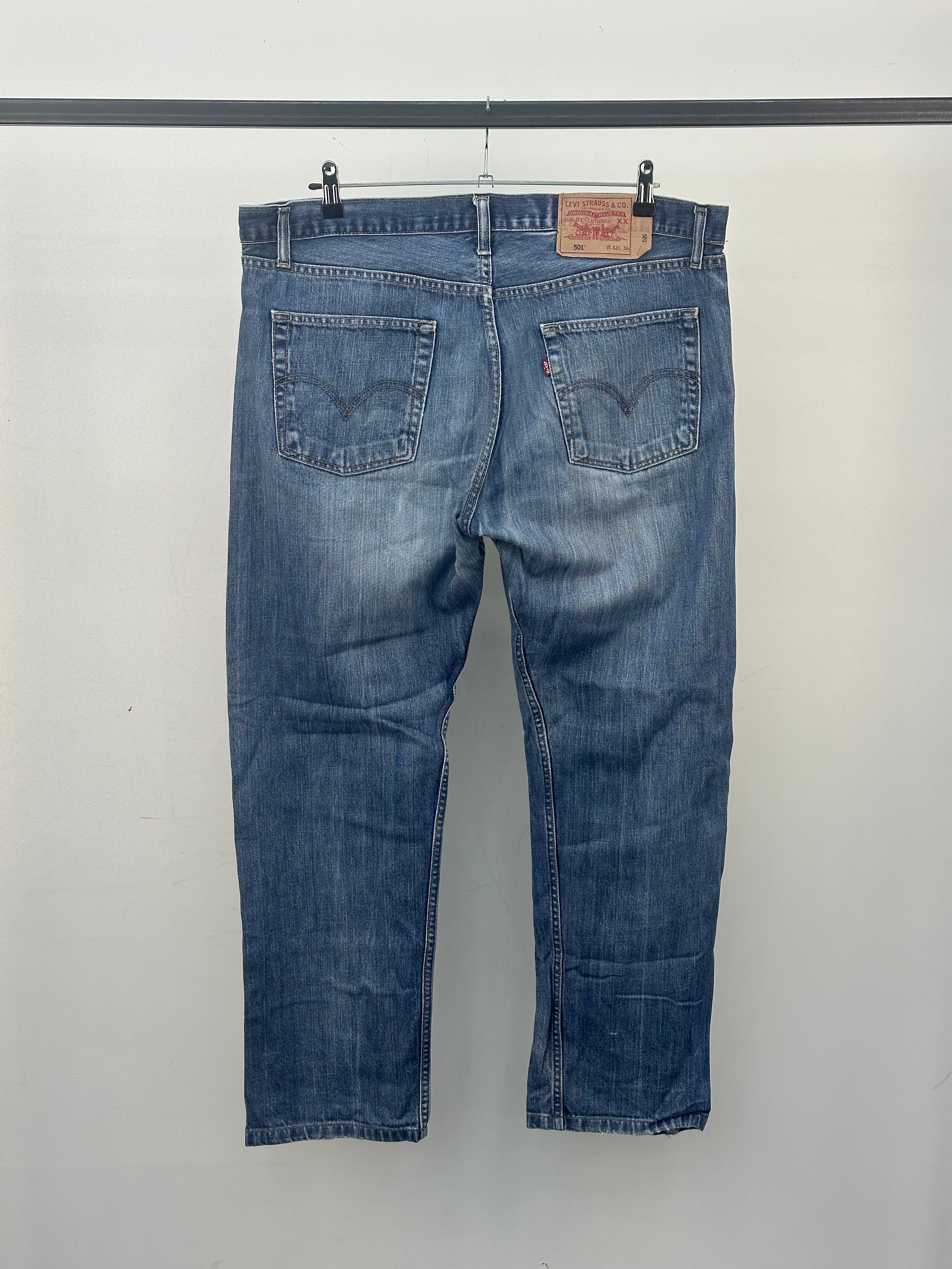 LEVI'S 501 TAGLIA: 56 ITA = W42 L36