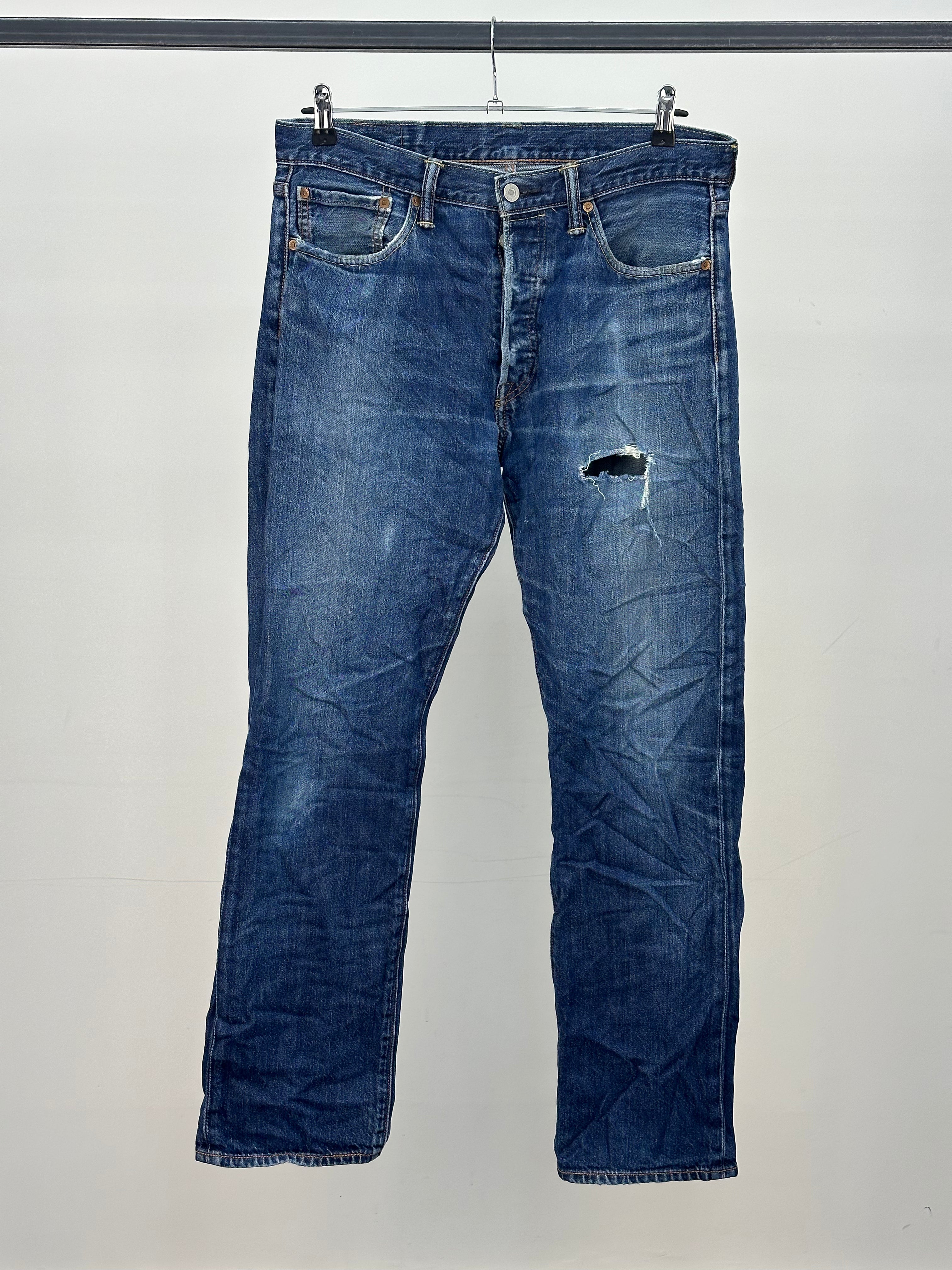 LEVI'S 501 TAGLIA : 47 ITA = W33