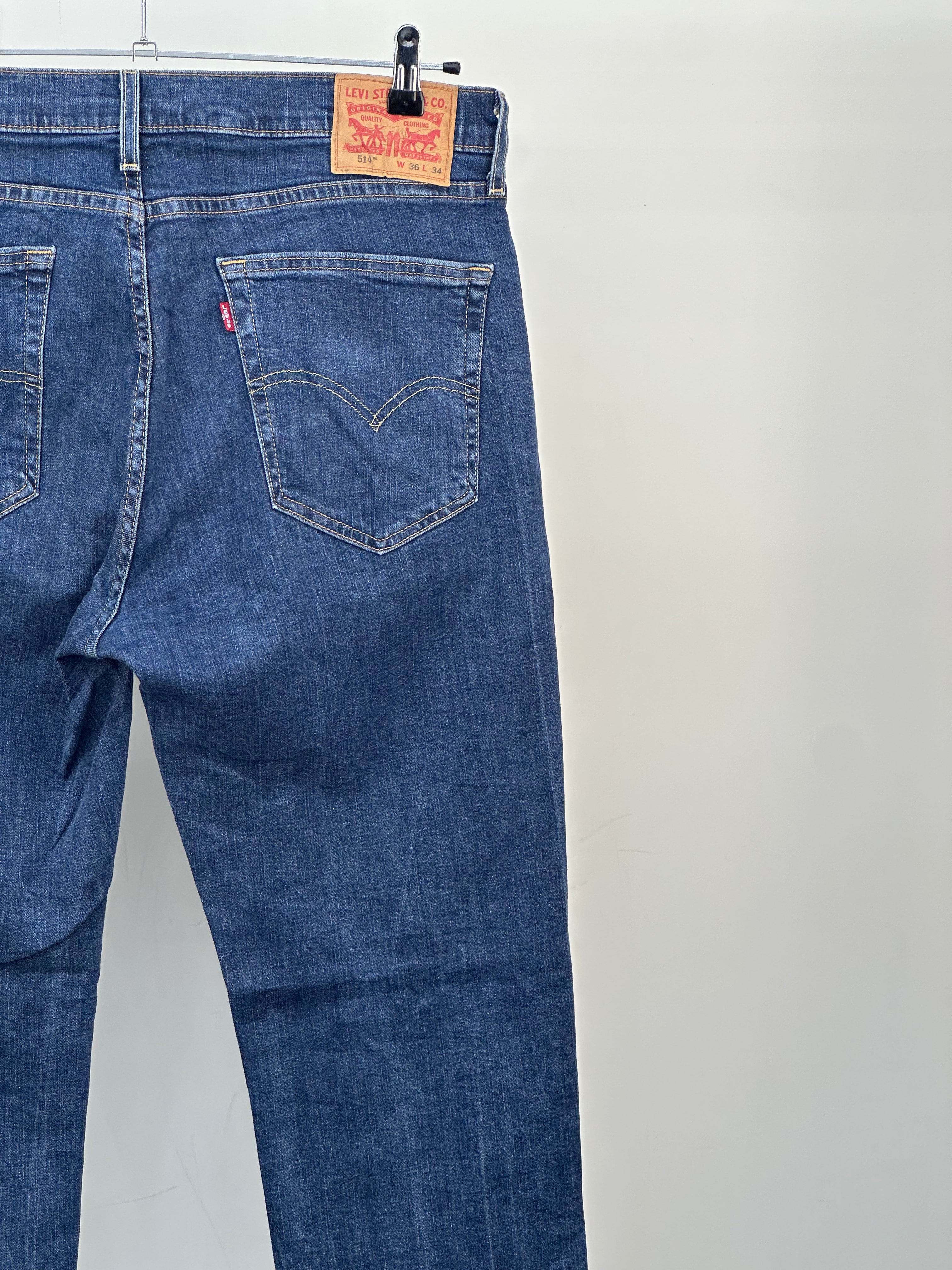 LEVI'S 514 SLIM STRAIGHT FIT TAGLIA: 50 ITA = W36 L34