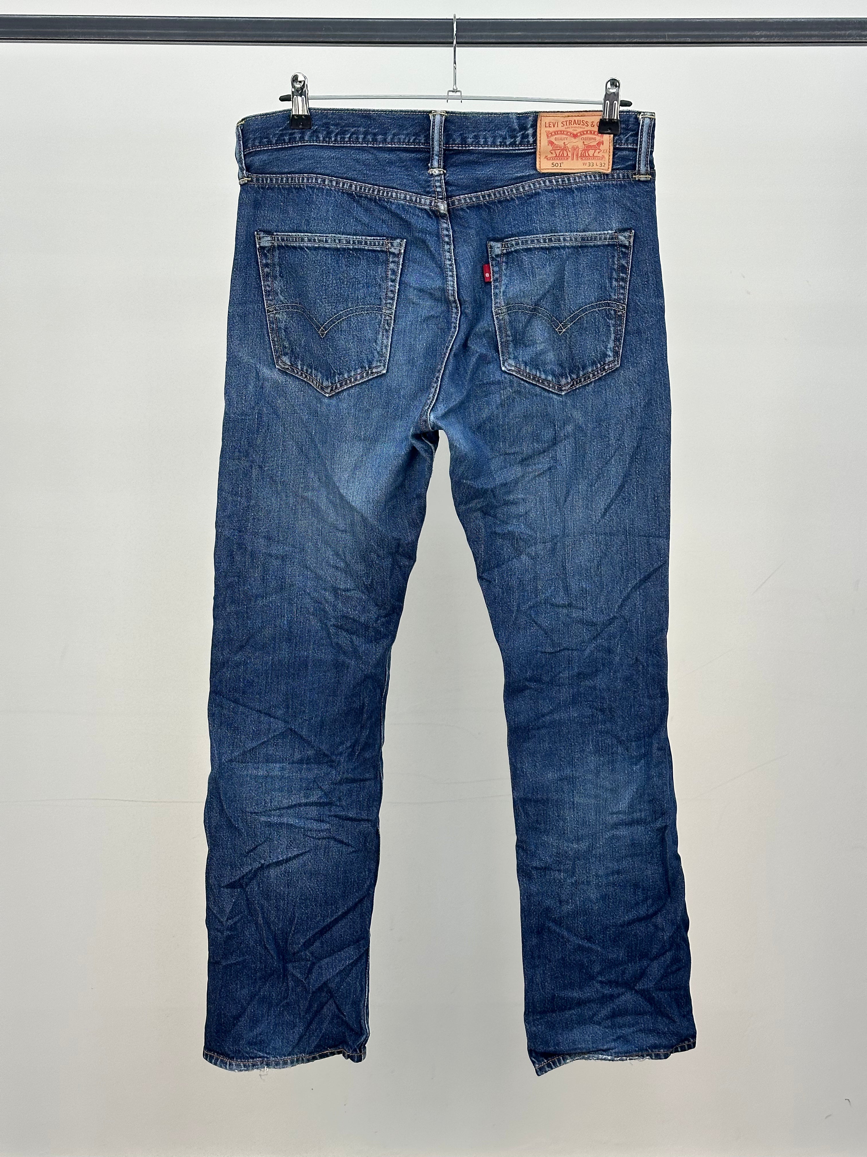 LEVI'S 501 TAGLIA : 47 ITA = W33