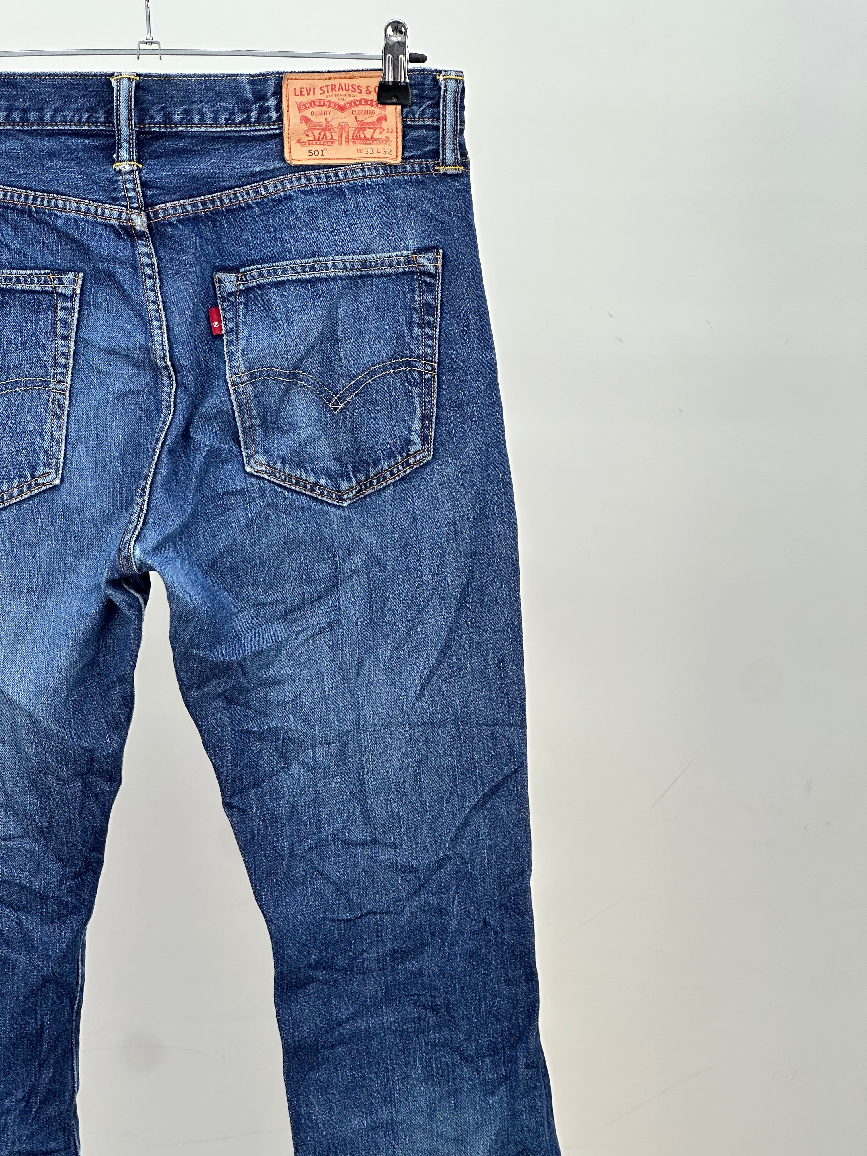 LEVI'S 501 TAGLIA : 47 ITA = W33
