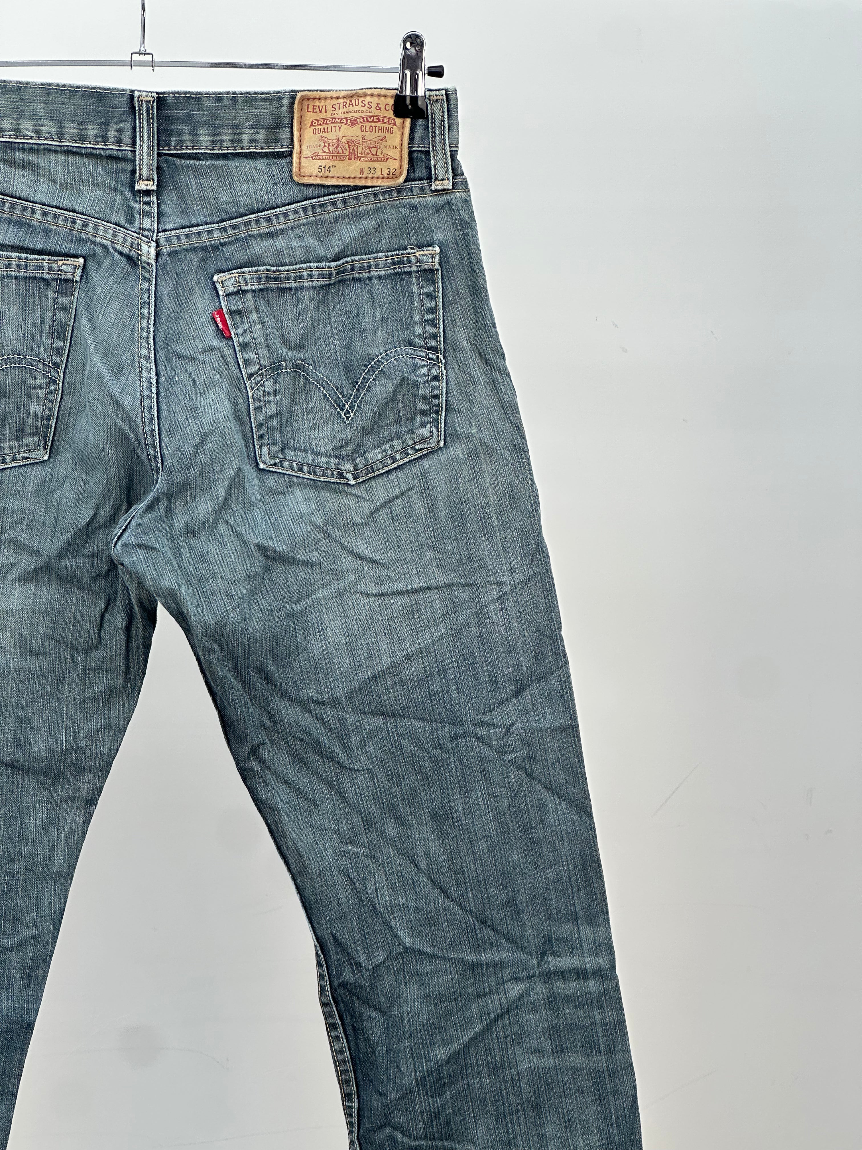 LEVI'S 514 REGULAR FIT TAGLIA : 47 ITA = W33