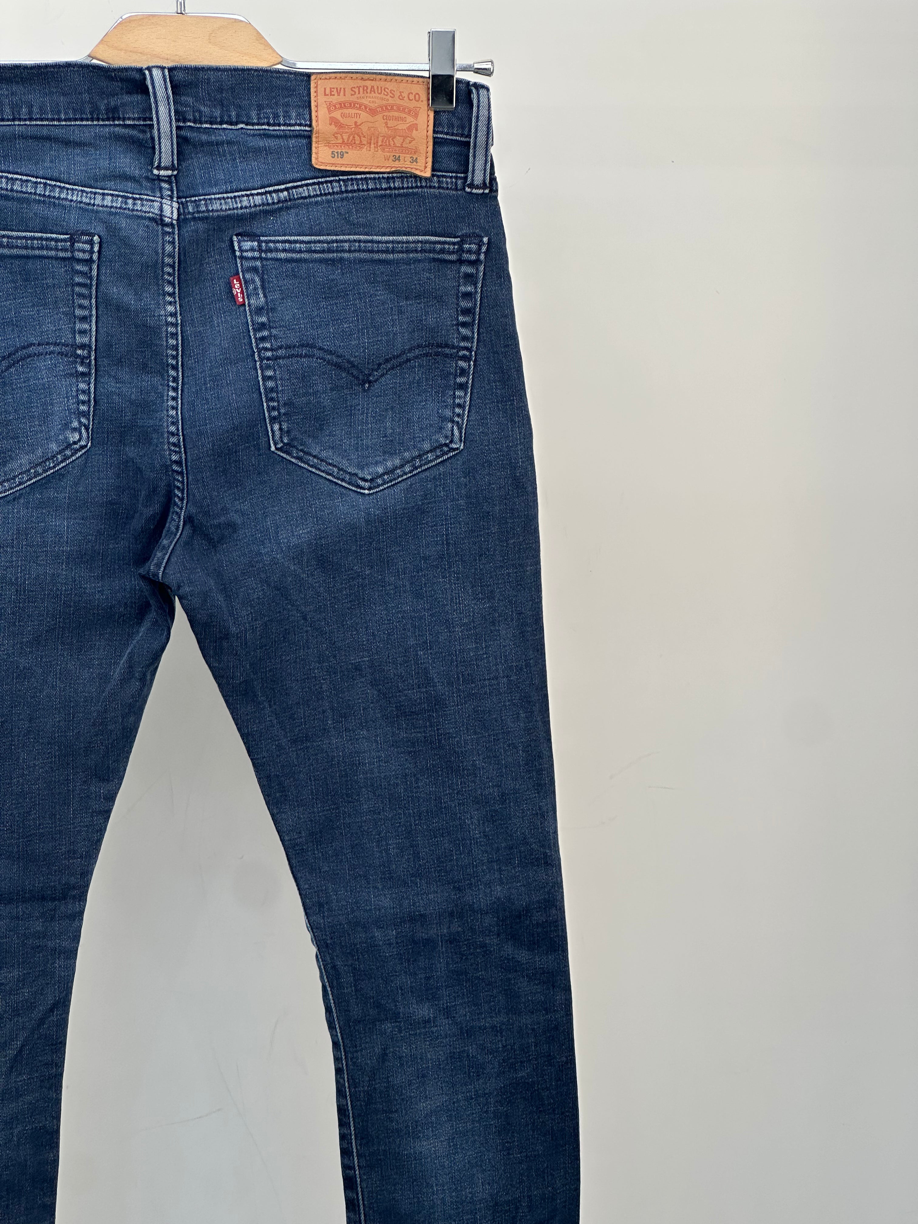 LEVI'S 519 SLIM FIT TAGLIA: 48 ITA = W34 L34