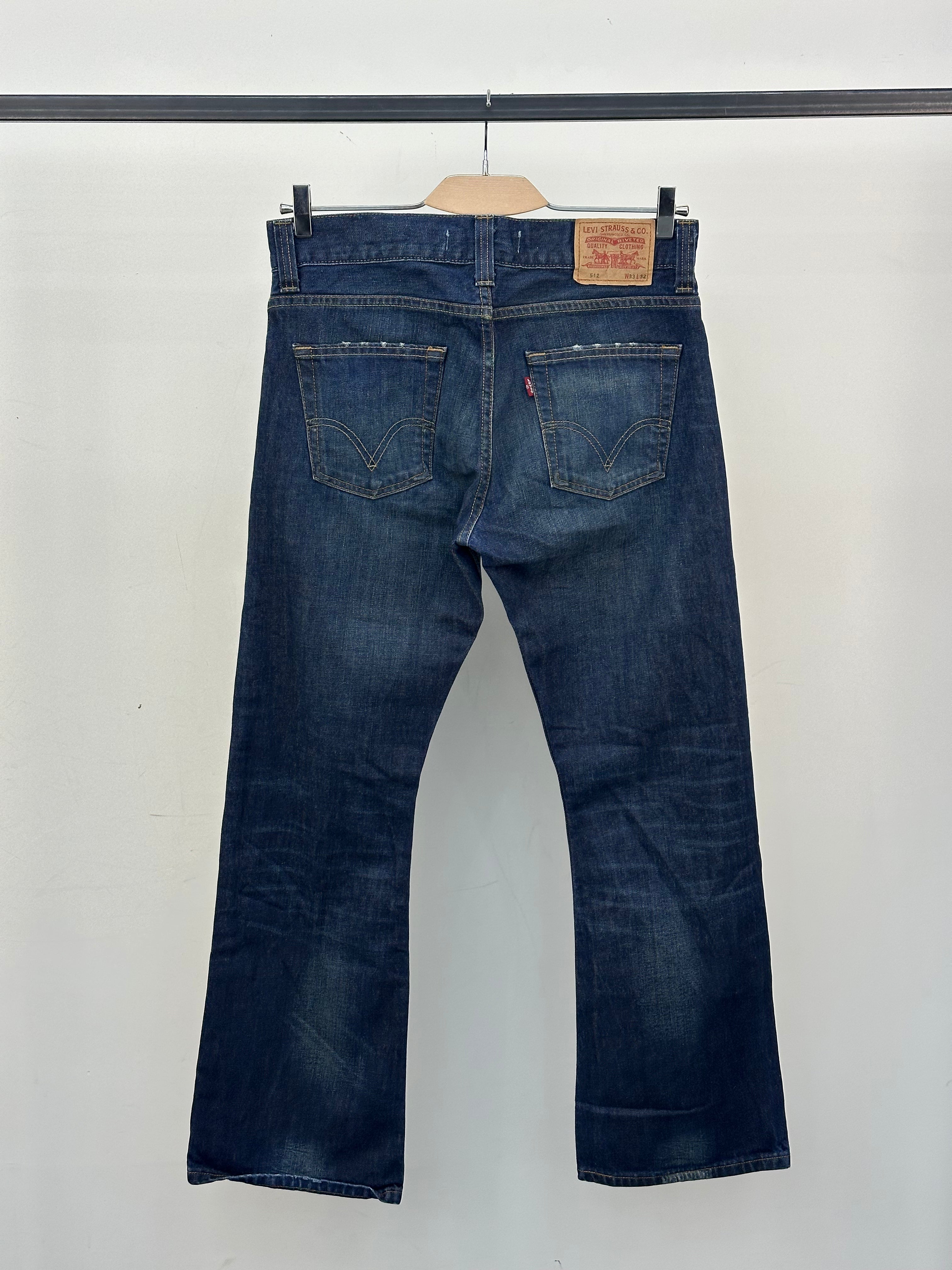 LEVI'S 512 BOOTCUT FIT TAGLIA: 47 ITA = W33 L32