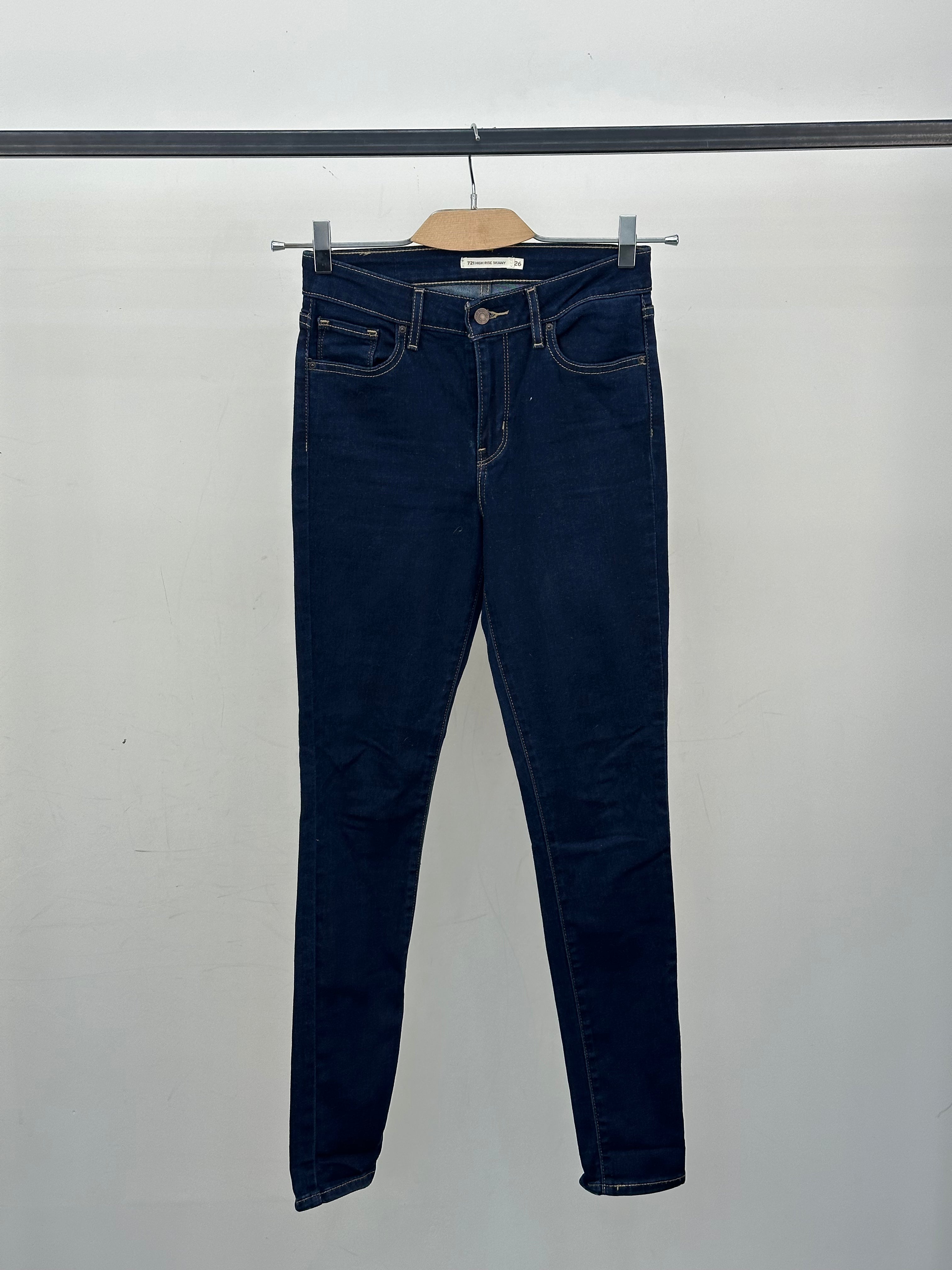 LEVI'S 721 HIGH RISE SKINNY TAGLIA: 40 ITA = W26 L32
