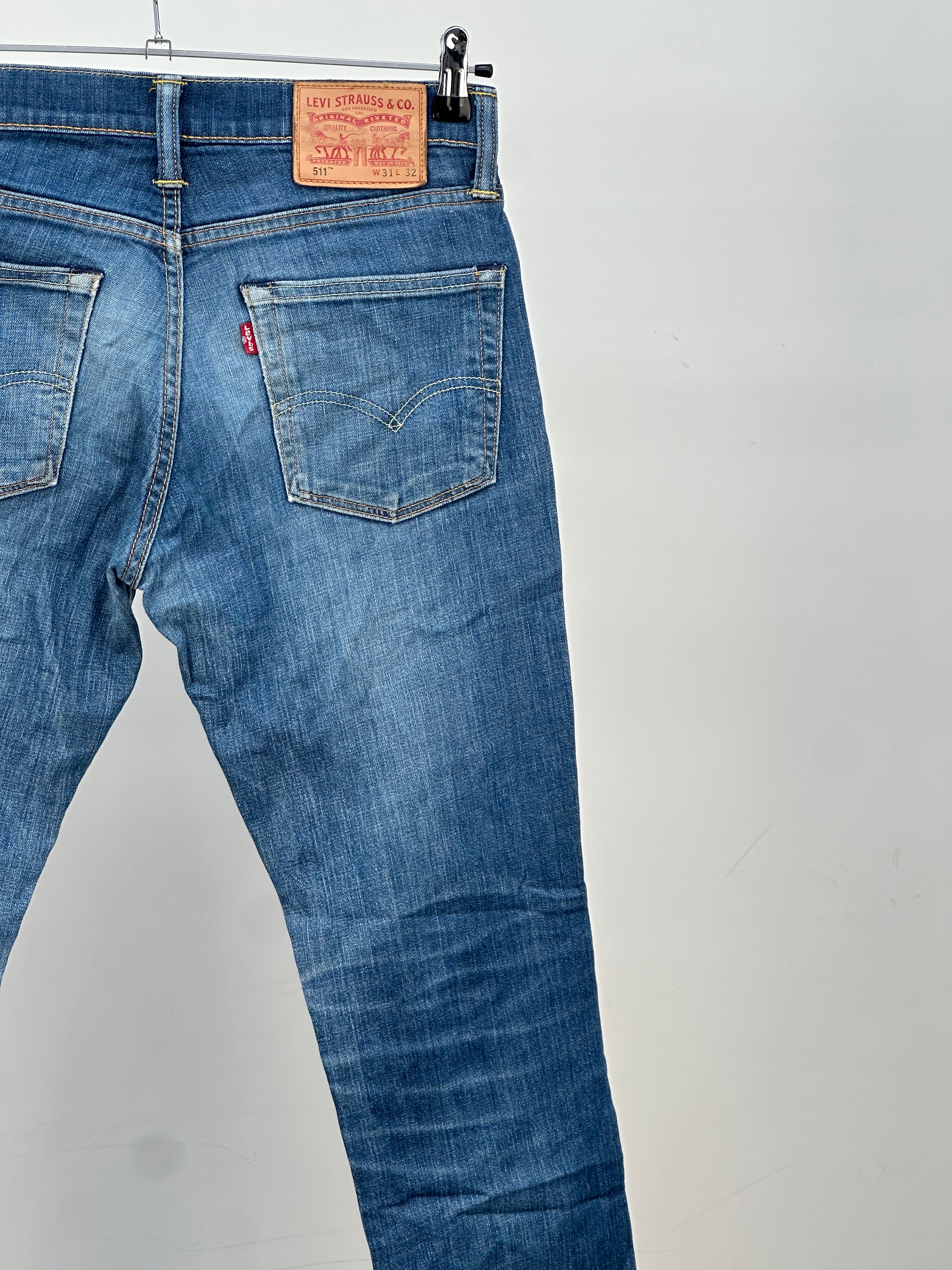 LEVI'S 511 SLIM FIT TAGLIA : 45 ITA = W31