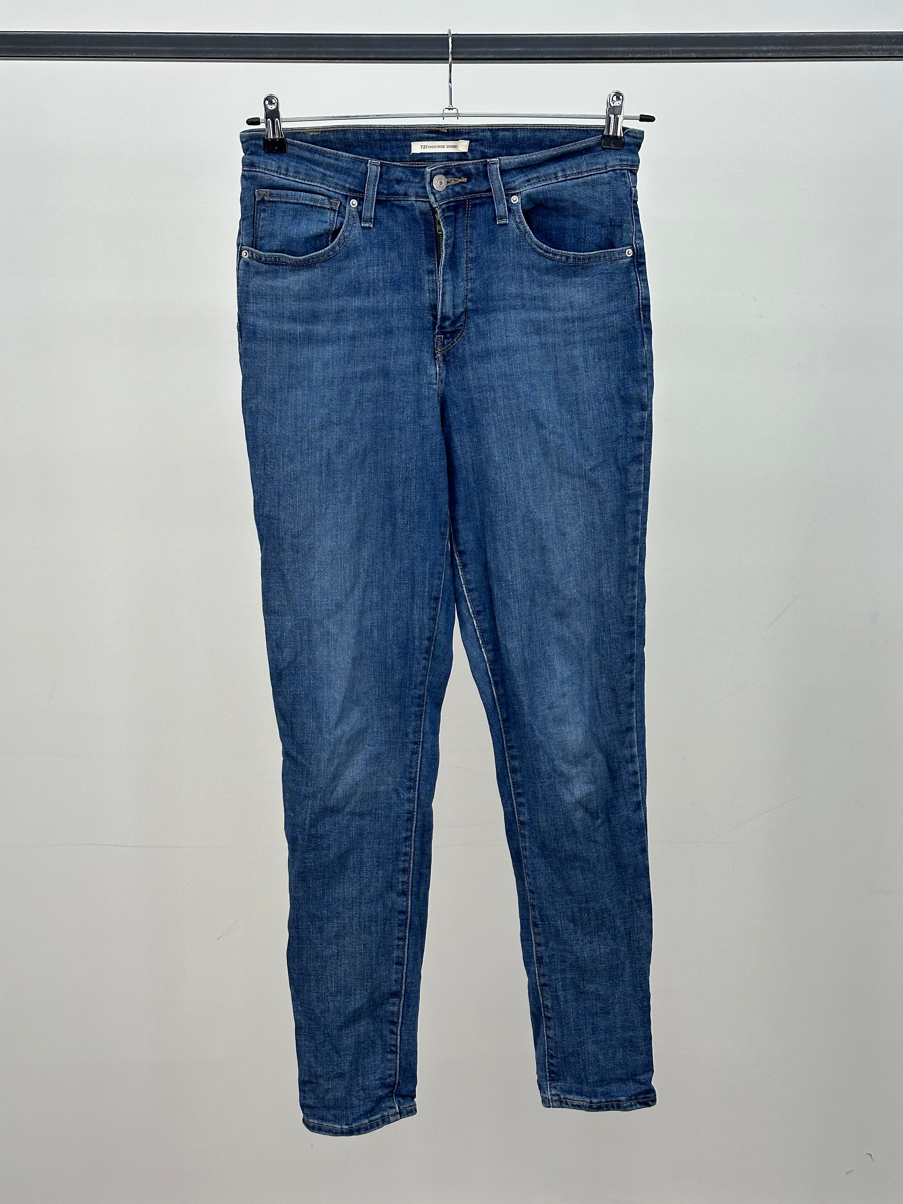 LEVI'S 721 HIGH RISE SKINNY SIZE : 44 ITA = W30
