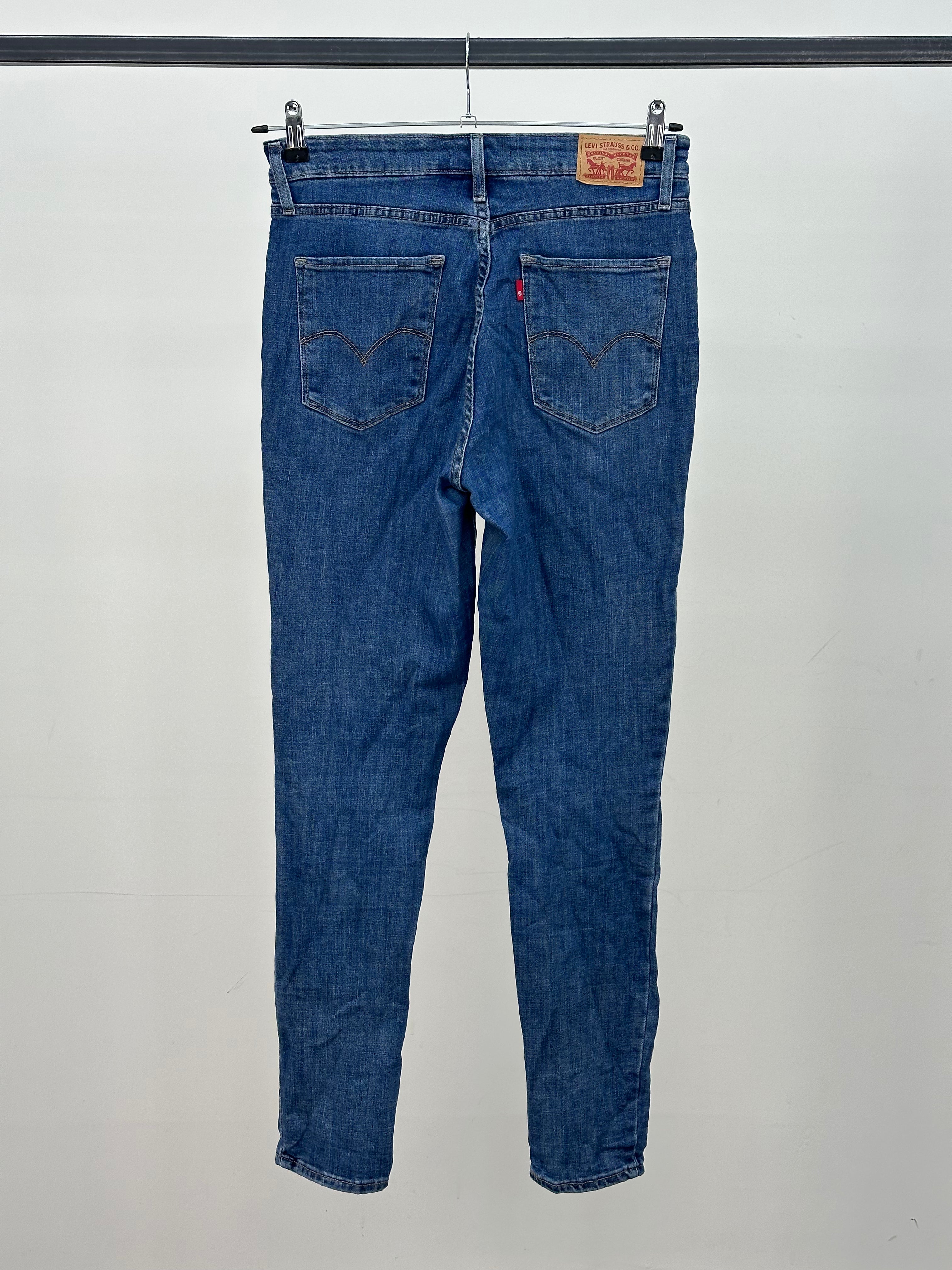 LEVI'S 721 HIGH RISE SKINNY SIZE : 44 ITA = W30