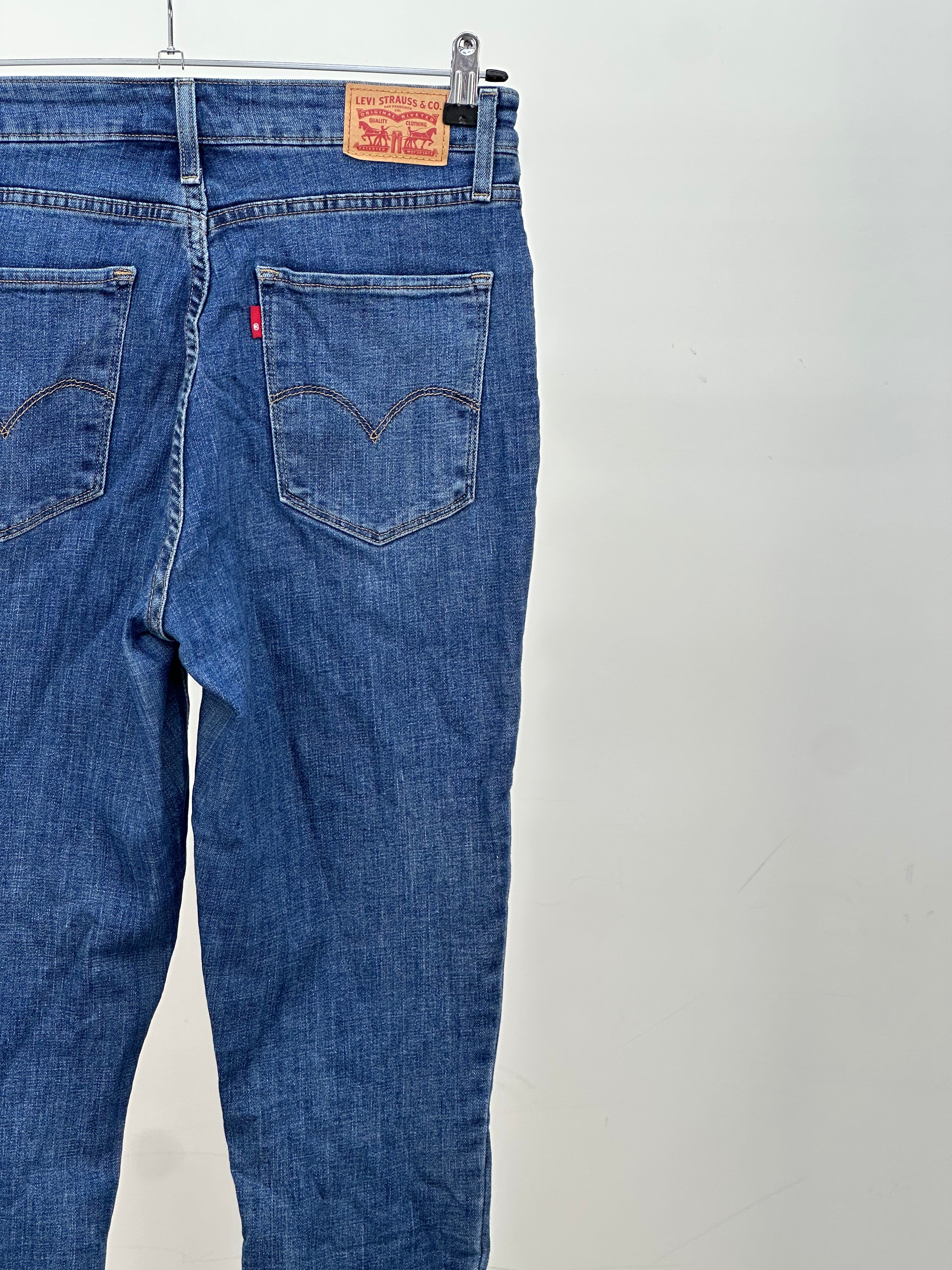 LEVI'S 721 HIGH RISE SKINNY SIZE : 44 ITA = W30