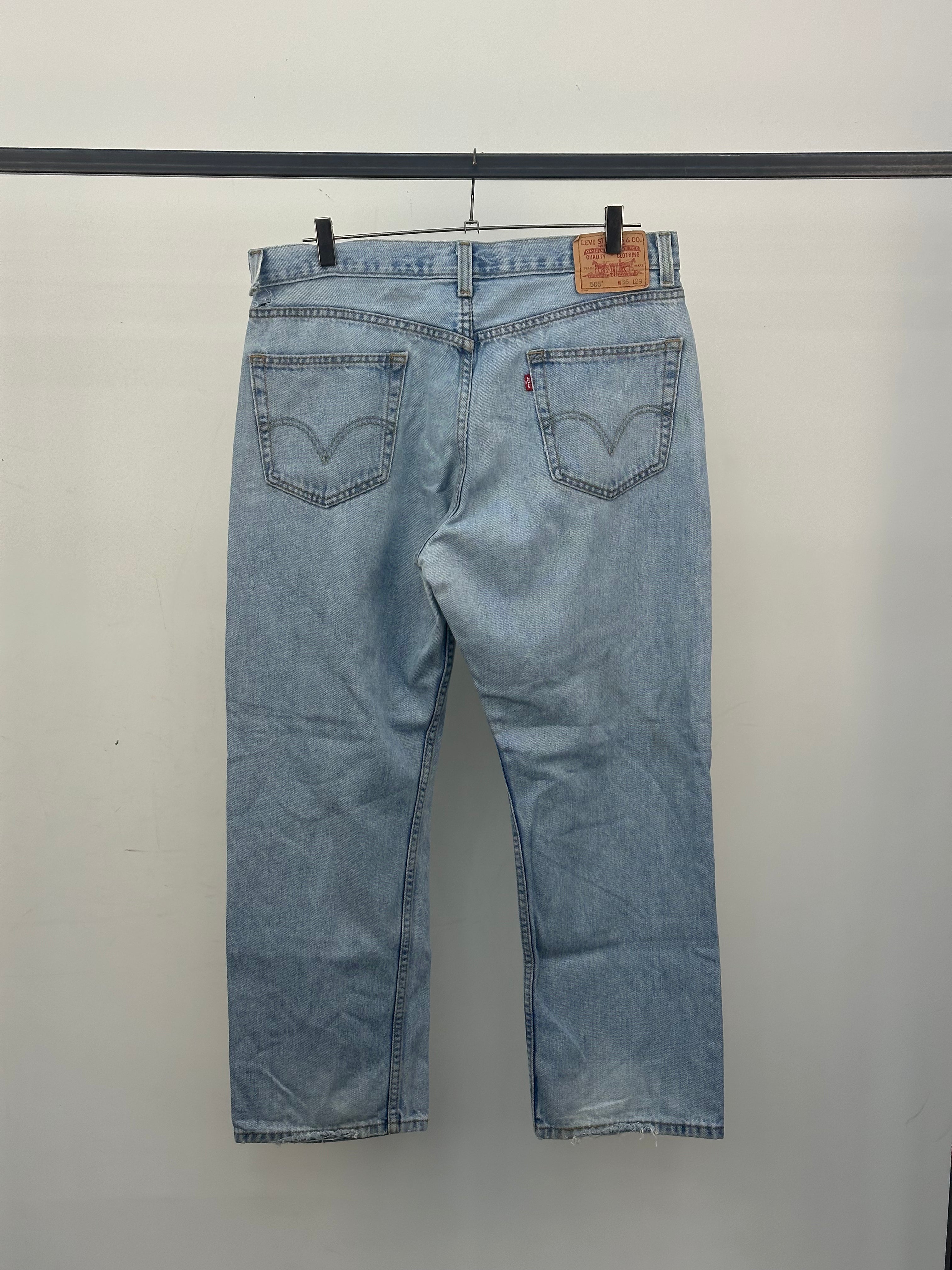 LEVI'S 505 STRAIGHT FIT TAGLIA: 50 ITA = W36 L29