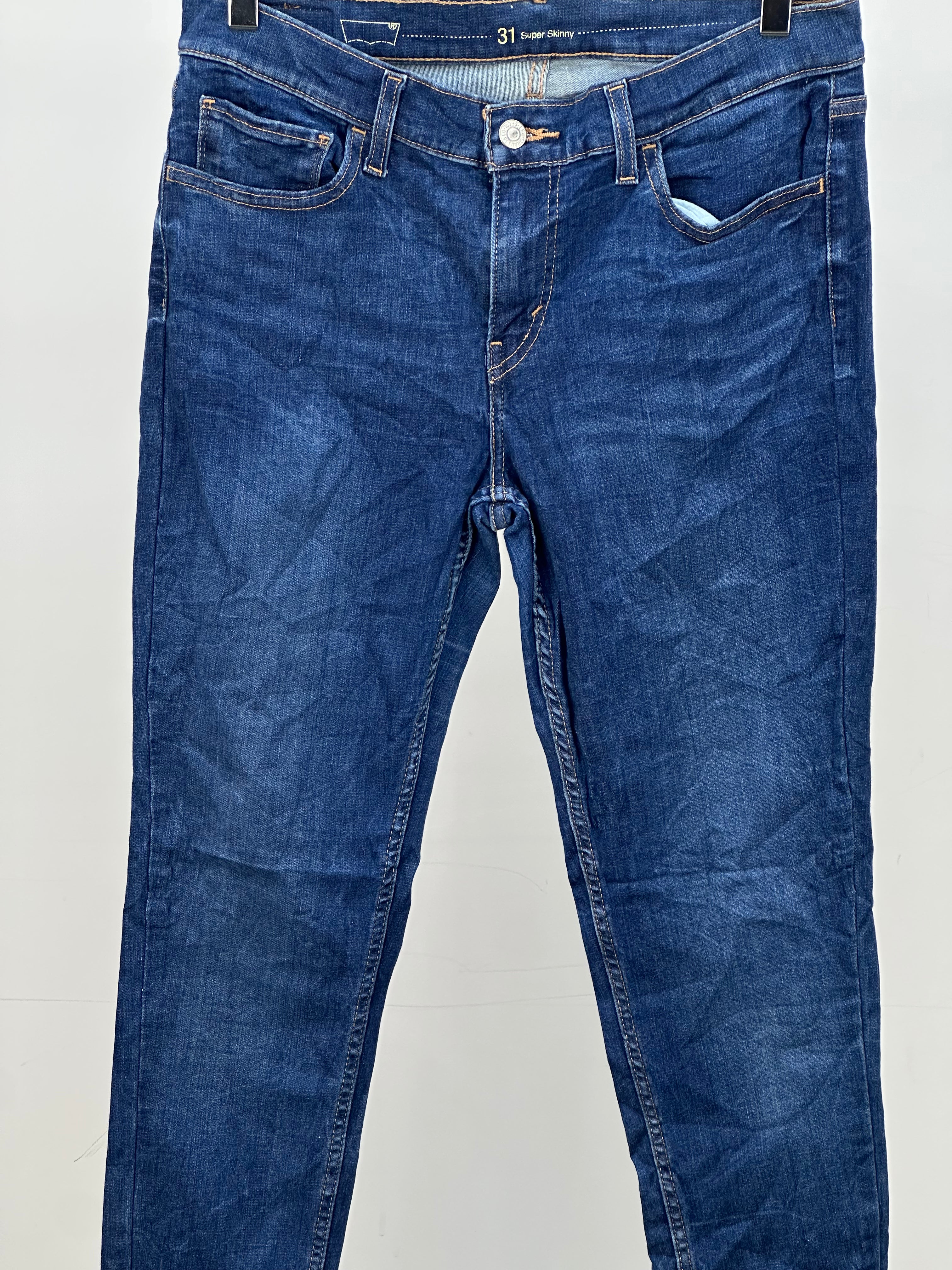LEVI'S SUPER SKINNY TAGLIA: 45 ITA = W31