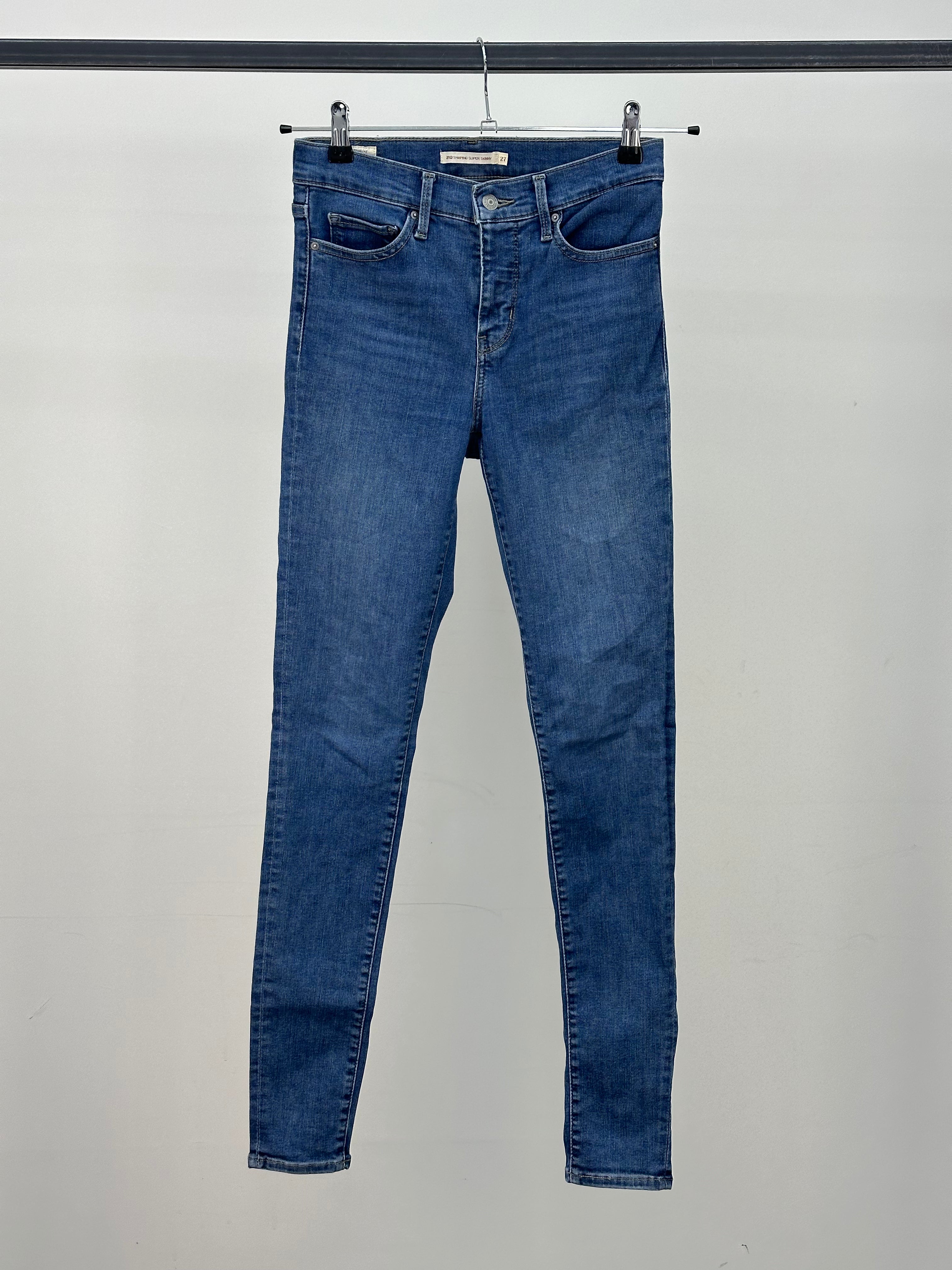 LEVI'S SUPER SKINNY TAGLIA : 41 ITA = W27 L32