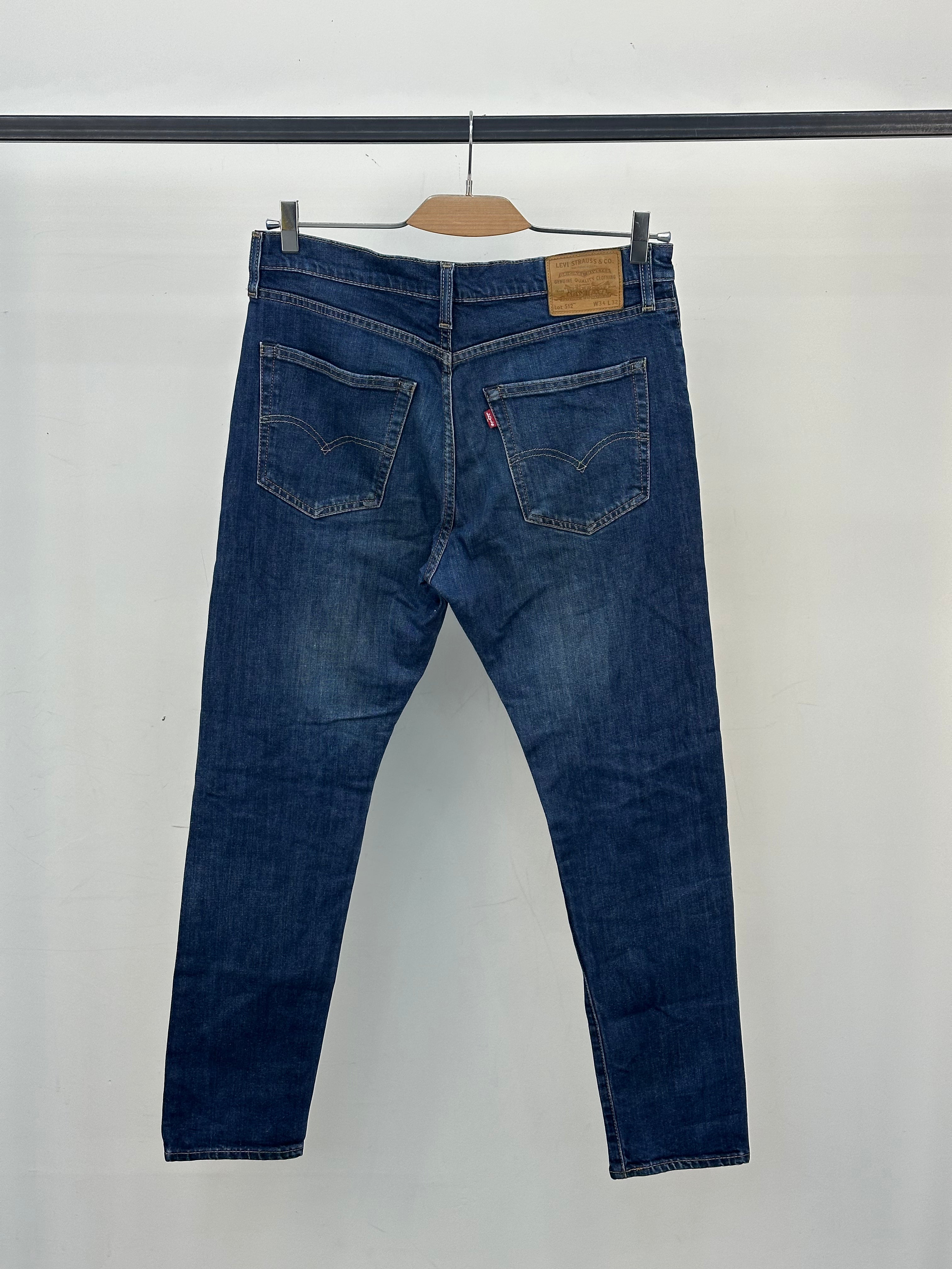 LEVI'S 512 SLIM FIT TAGLIA: 48 ITA = W34 L32