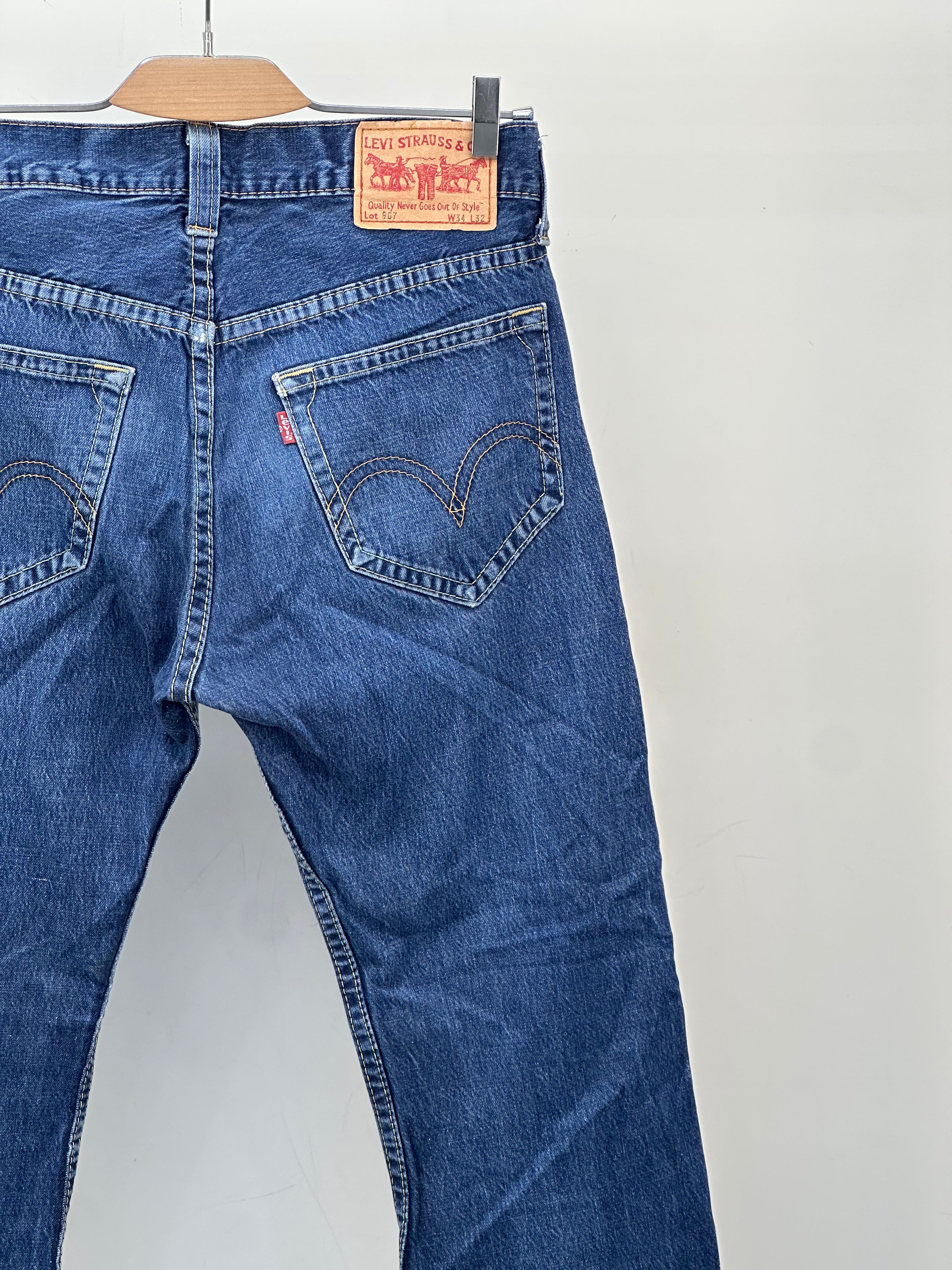 LEVI'S 907 BOOTCUT TAGLIA: 48 ITA = W34 L32