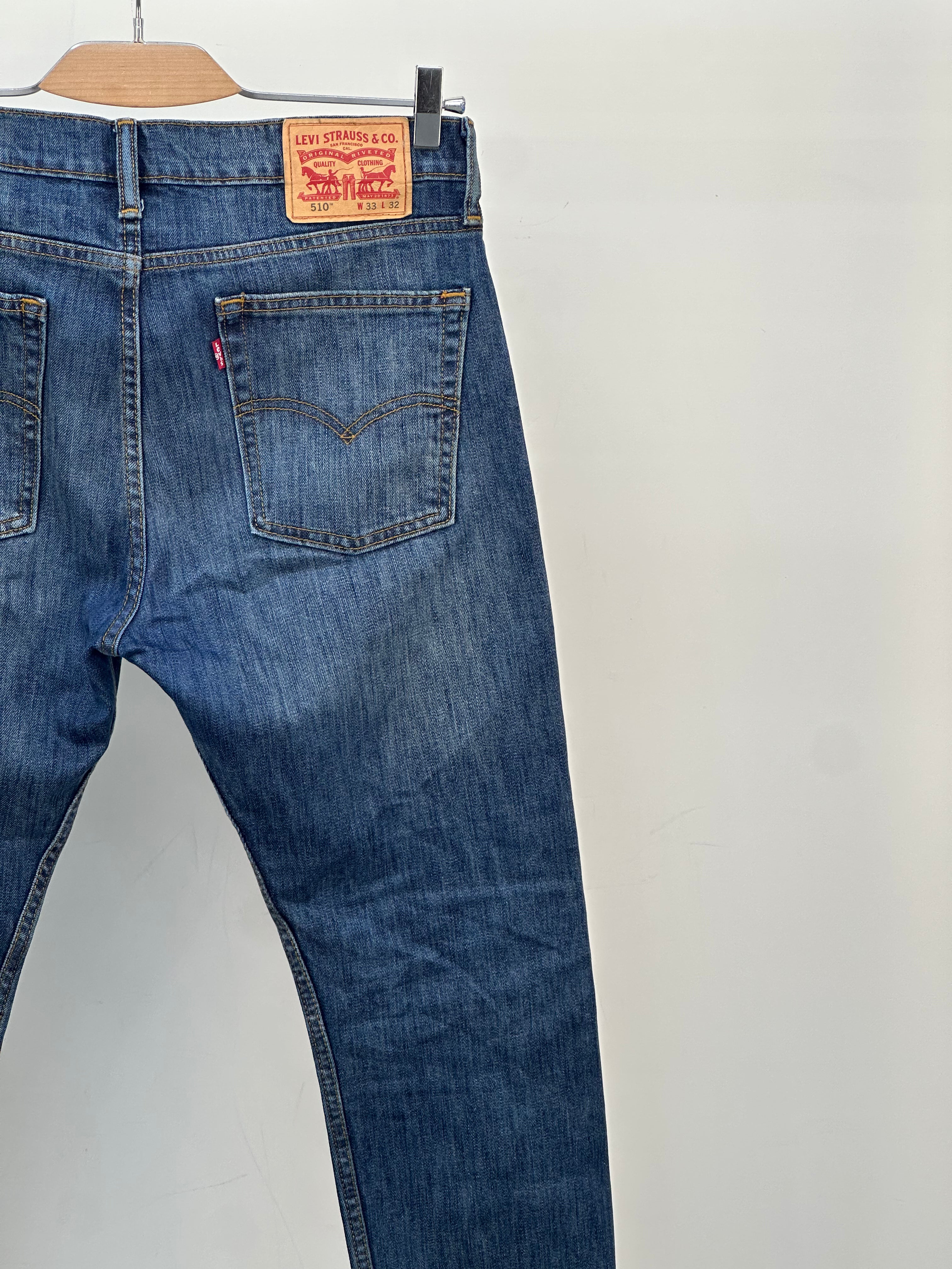 LEVI'S 510 SLIM FIT TAGLIA: 47 ITA = W33 L32