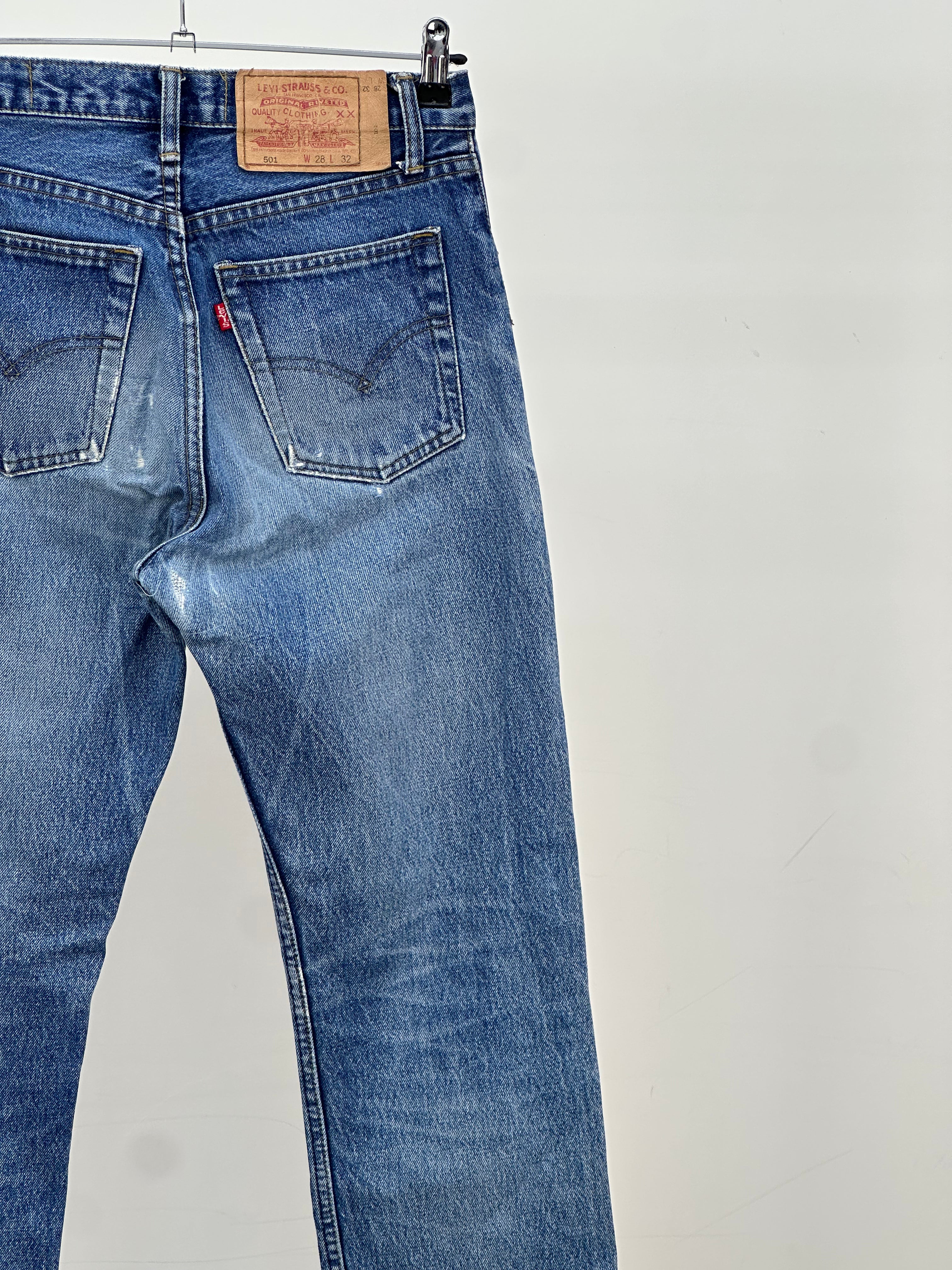 LEVI'S 501 TAGLIA : 42 ITA = W28 L32